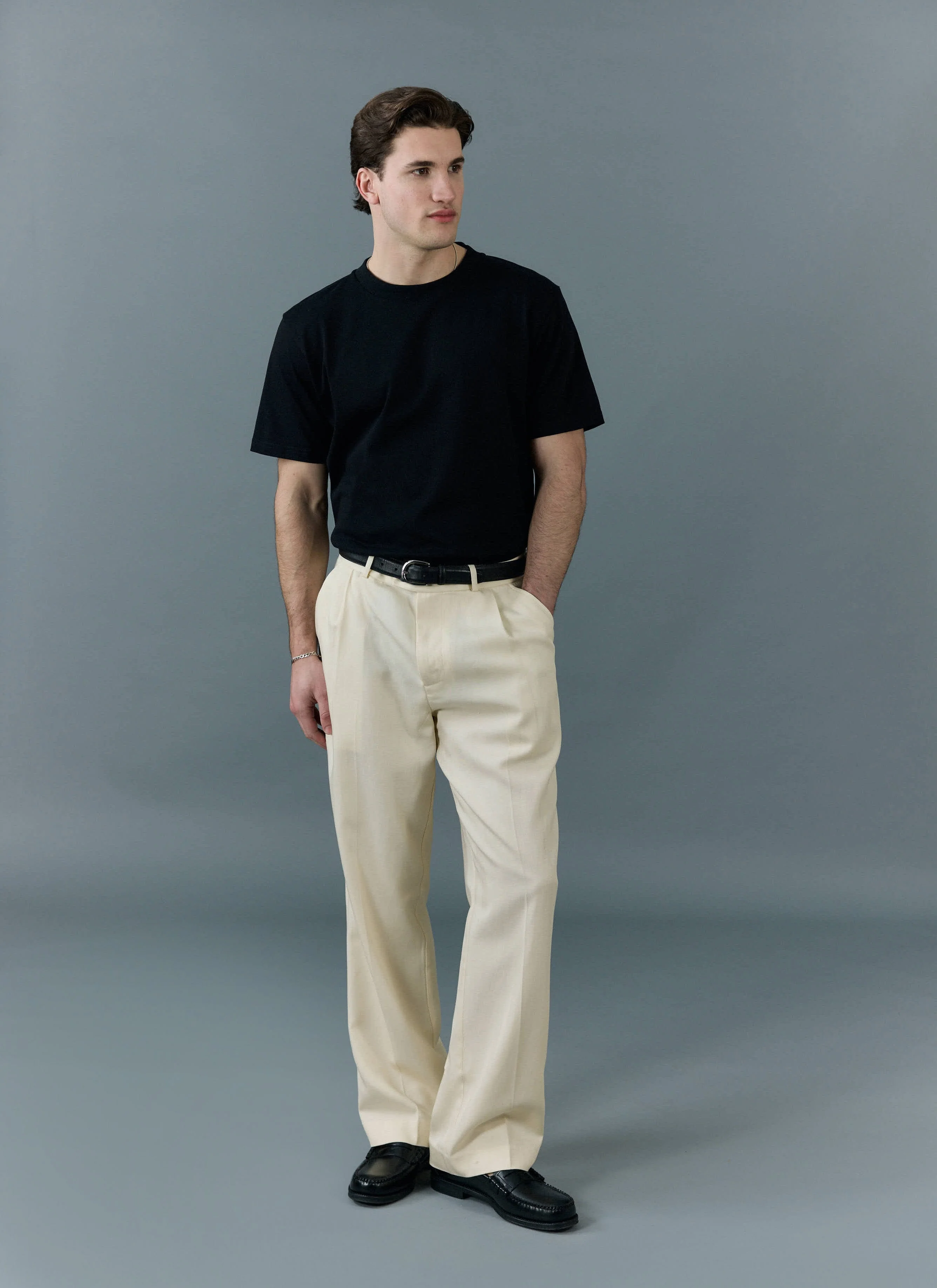 T Shirt Regular Fit | Organic Cotton | Black - Image 3