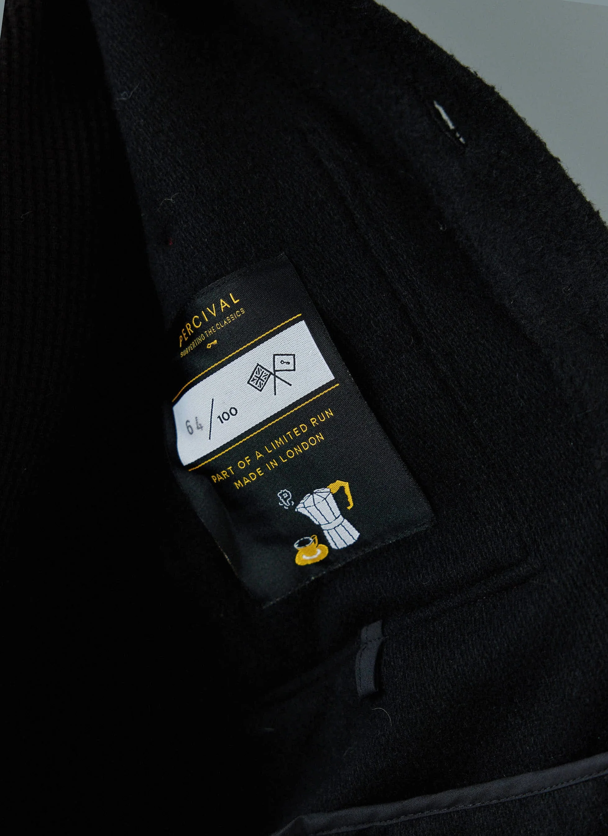 Blanket Overshirt | Casentino Wool | Black - Image 5