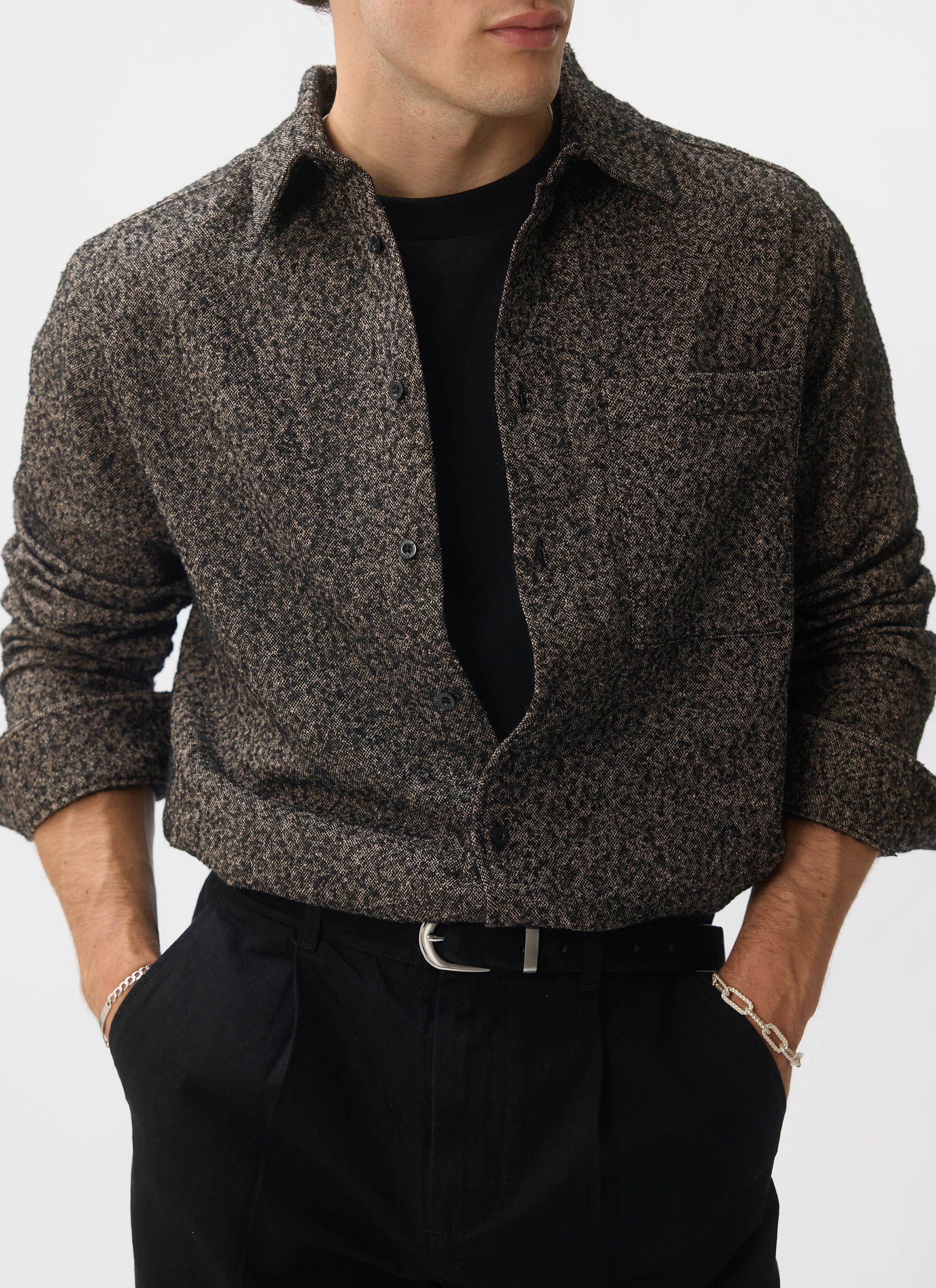 Blyton Long Sleeve Shirt | Grey - Image 5