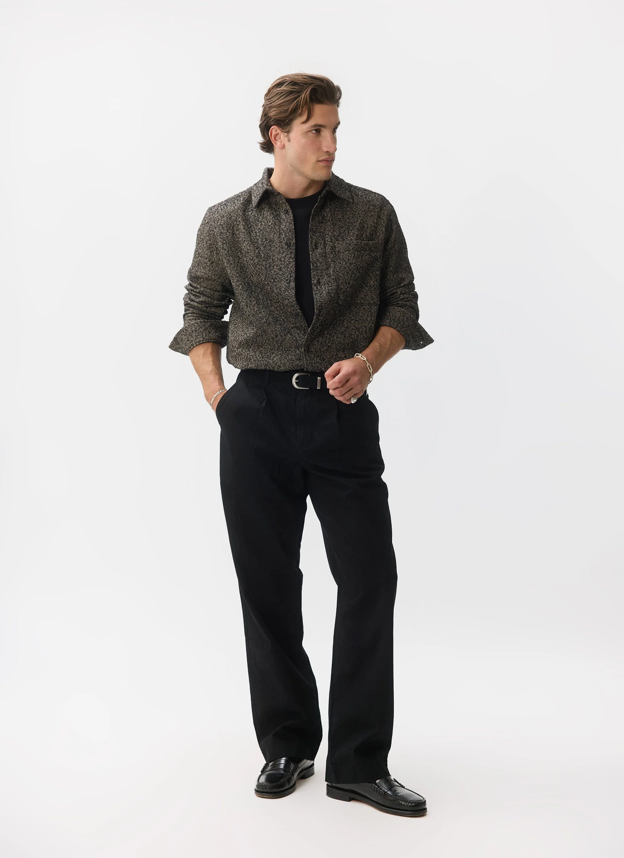 Blyton Long Sleeve Shirt | Grey - Image 6