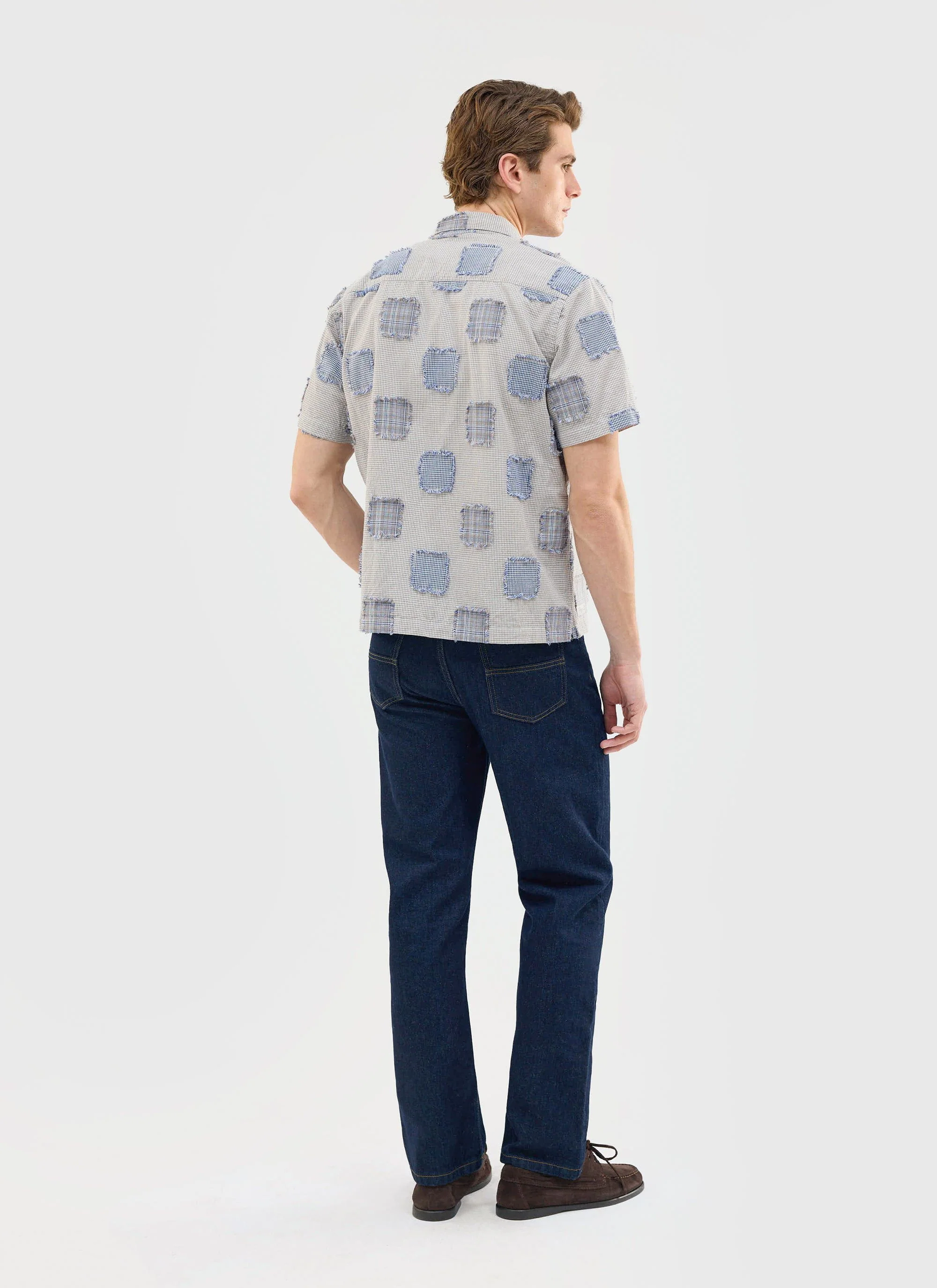 Bruno Boxy Clerk Shirt | Grey - Image 5