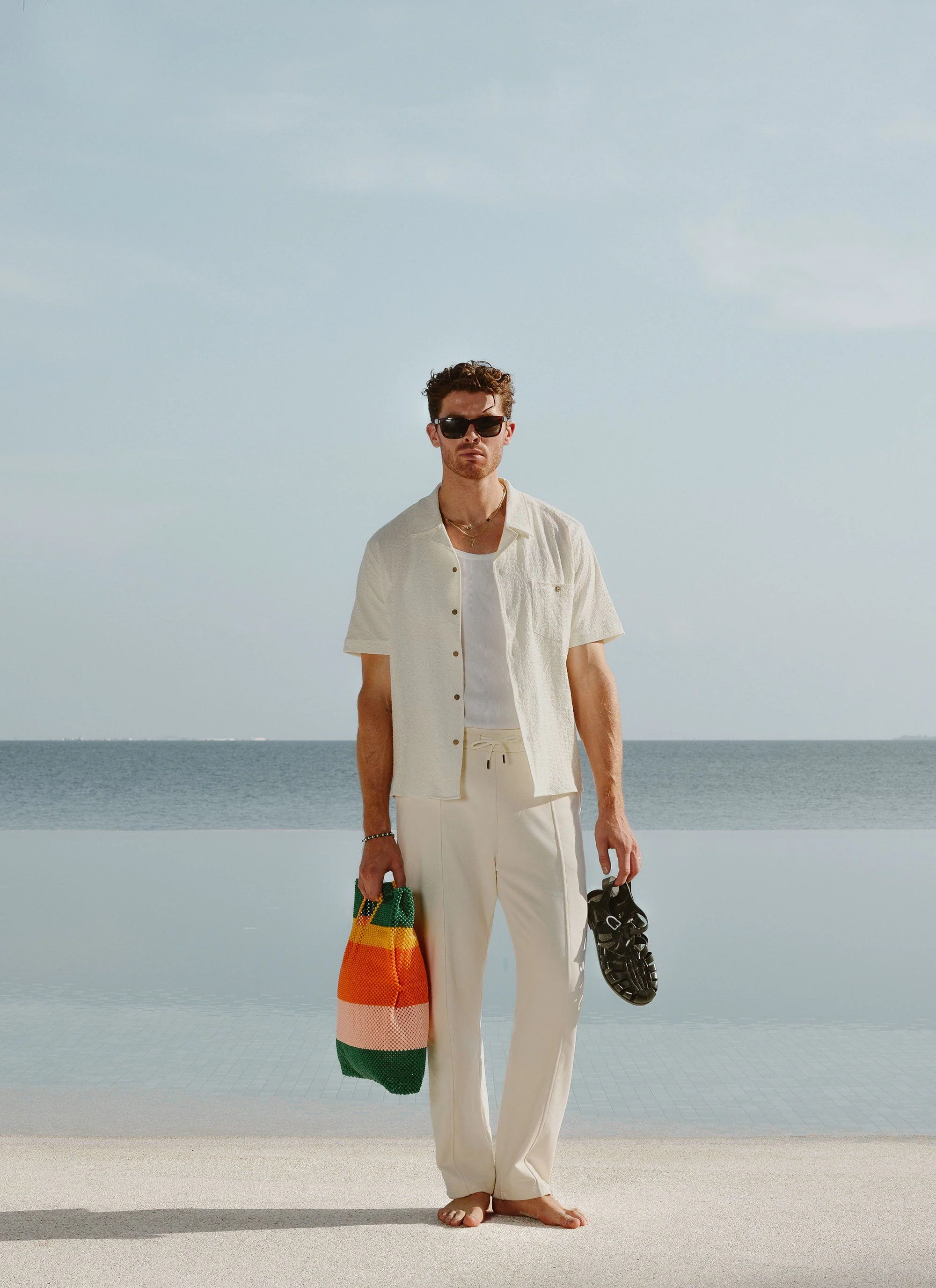 Cuban Shirt | Seersucker | Ecru - Image 6