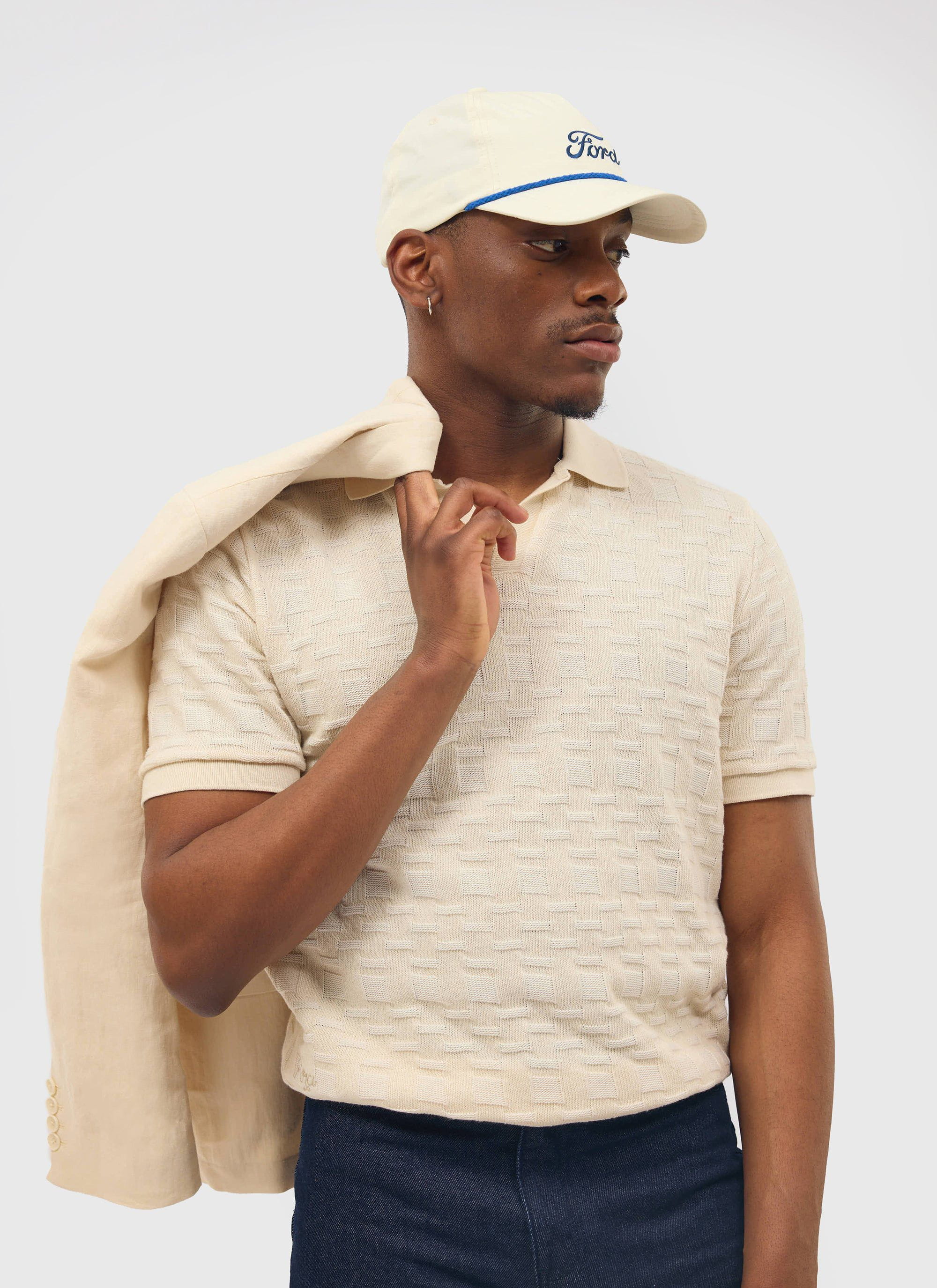 Deck Negroni Knitted Shirt | Cotton | Ecru