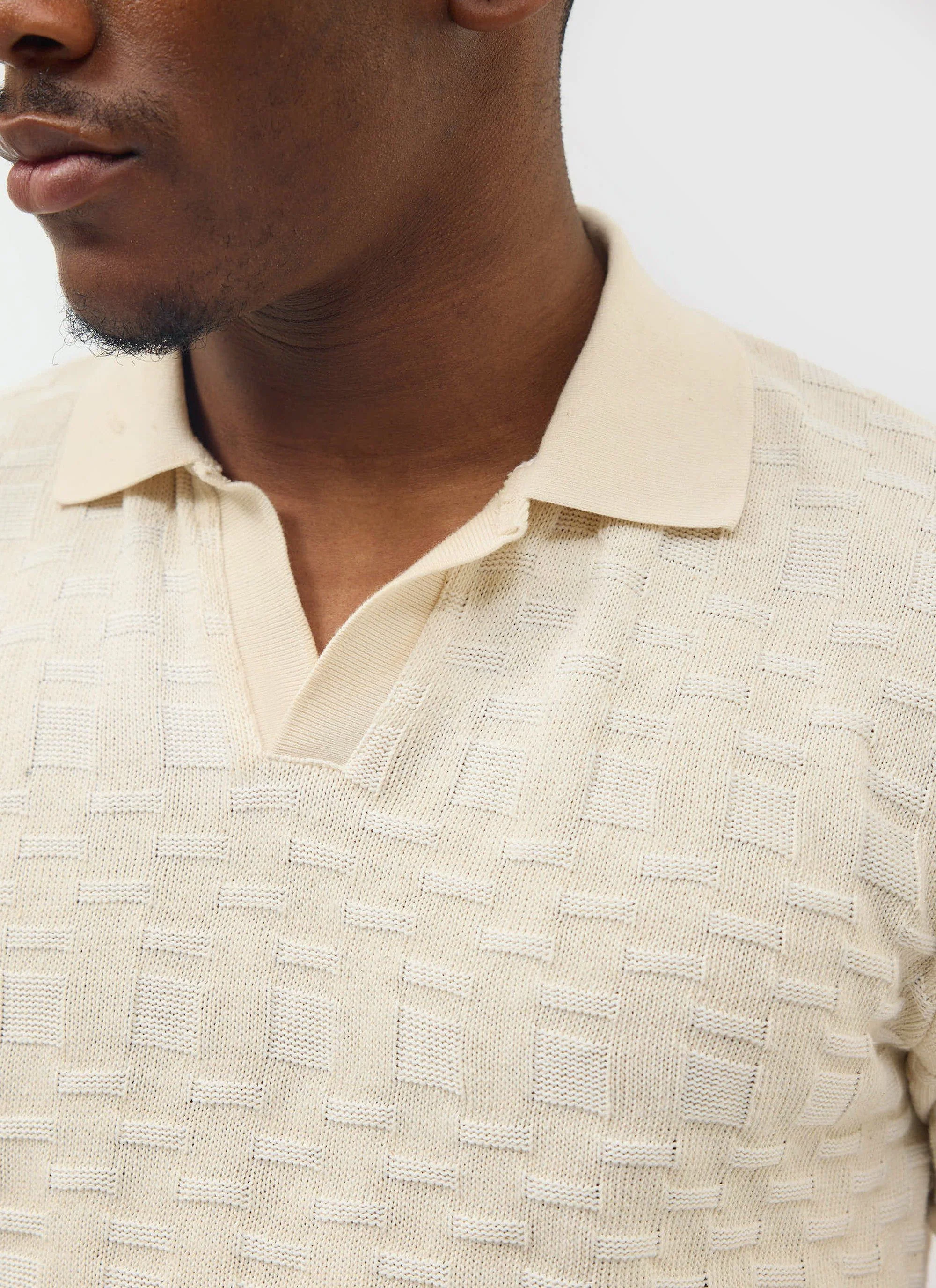 Deck Negroni Knitted Shirt | Cotton | Ecru - Image 4