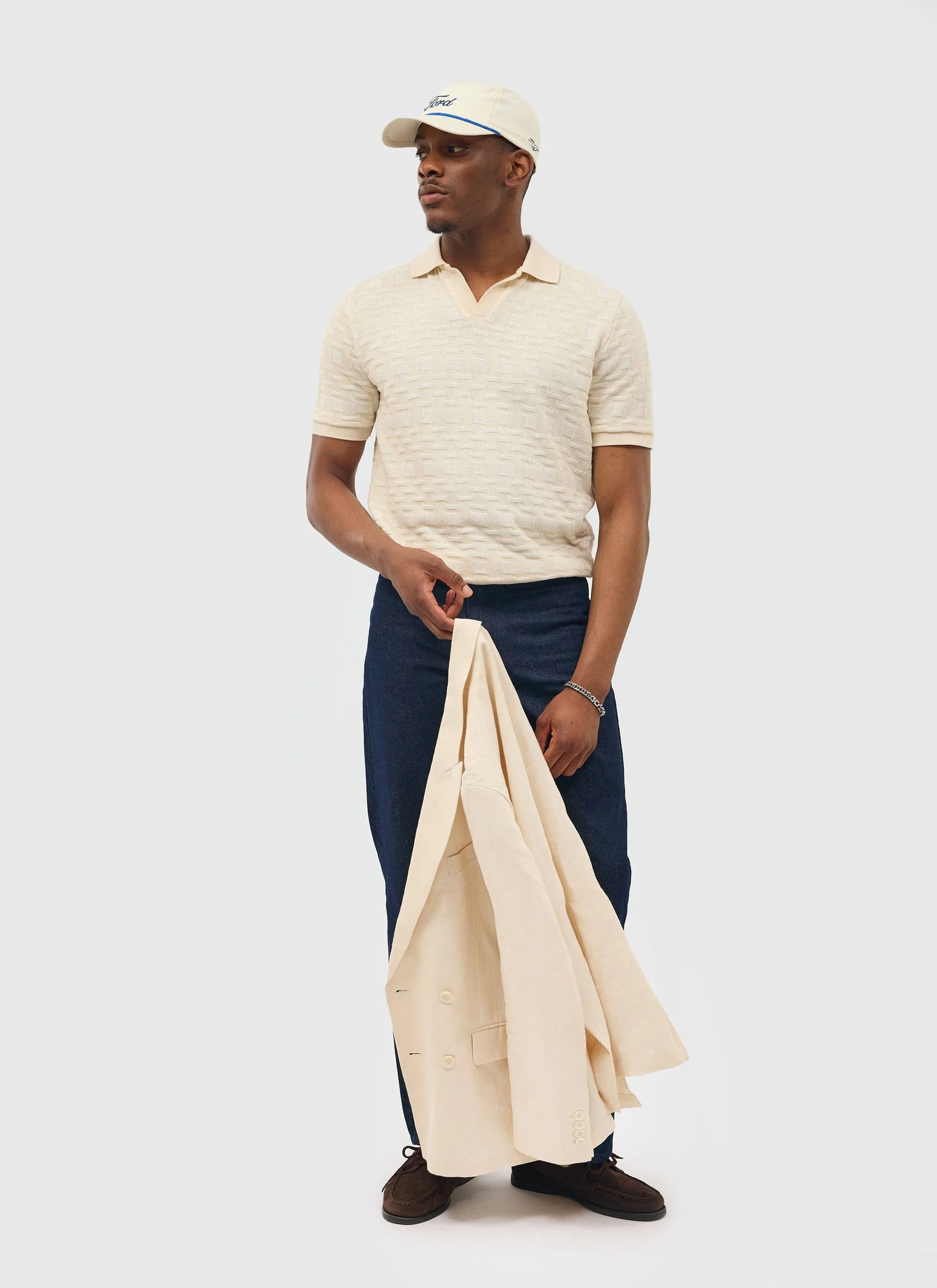 Deck Negroni Knitted Shirt | Cotton | Ecru - Image 8