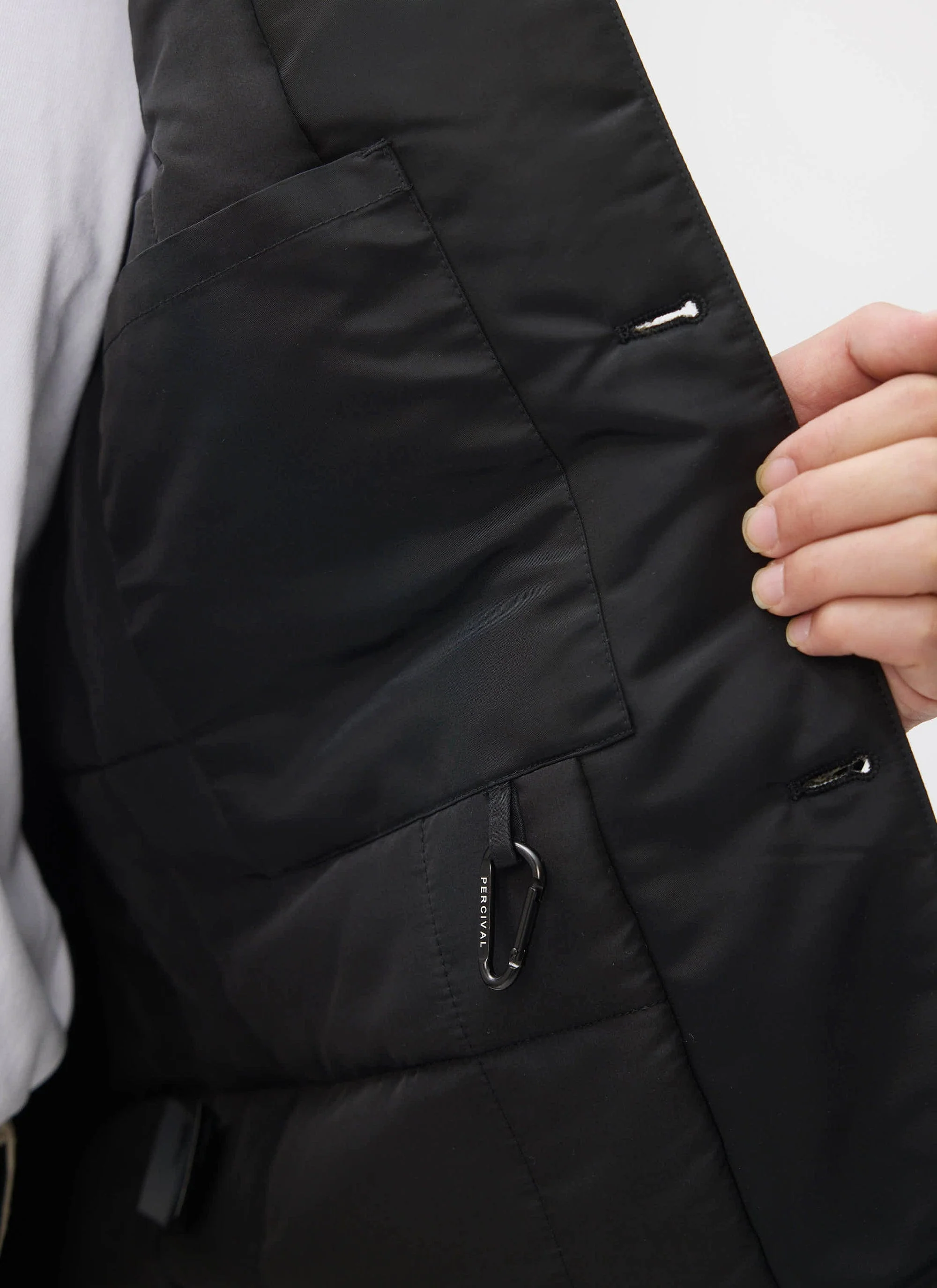 Doppio Bomber Jacket | Nylon | Black - Image 6