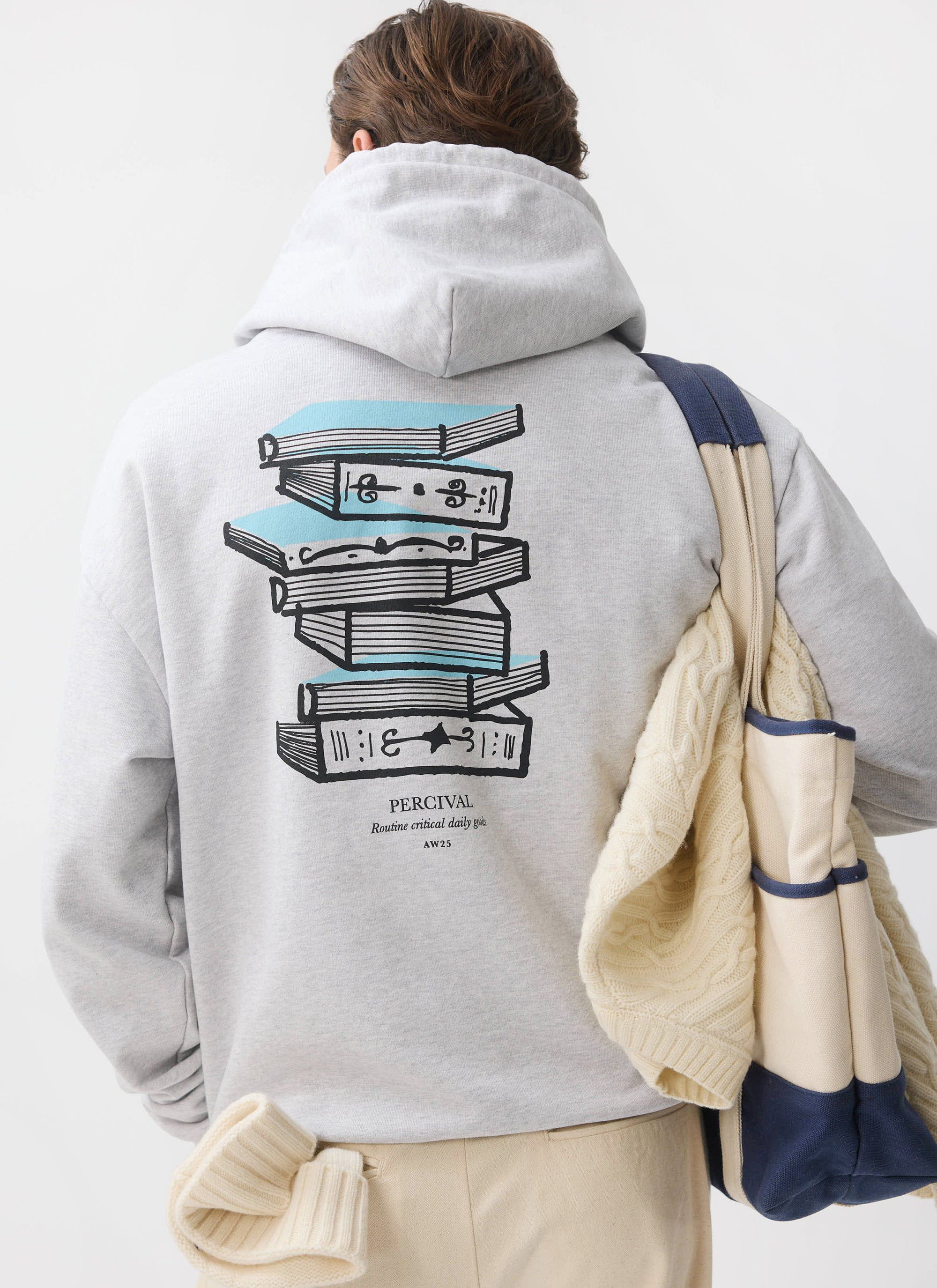Duke Hoodie | Cotton | Grey - Image 5