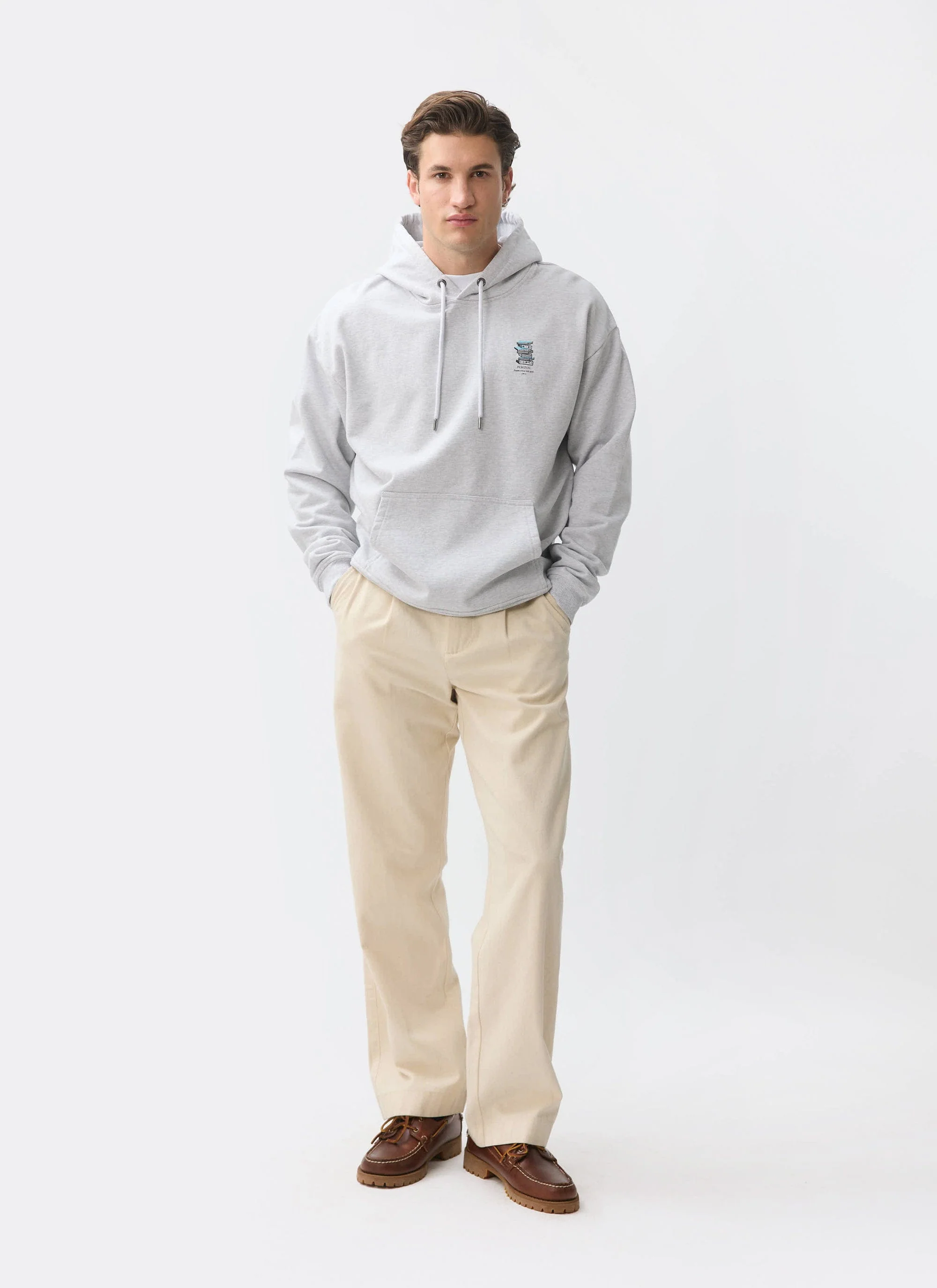 Duke Hoodie | Cotton | Grey - Image 6