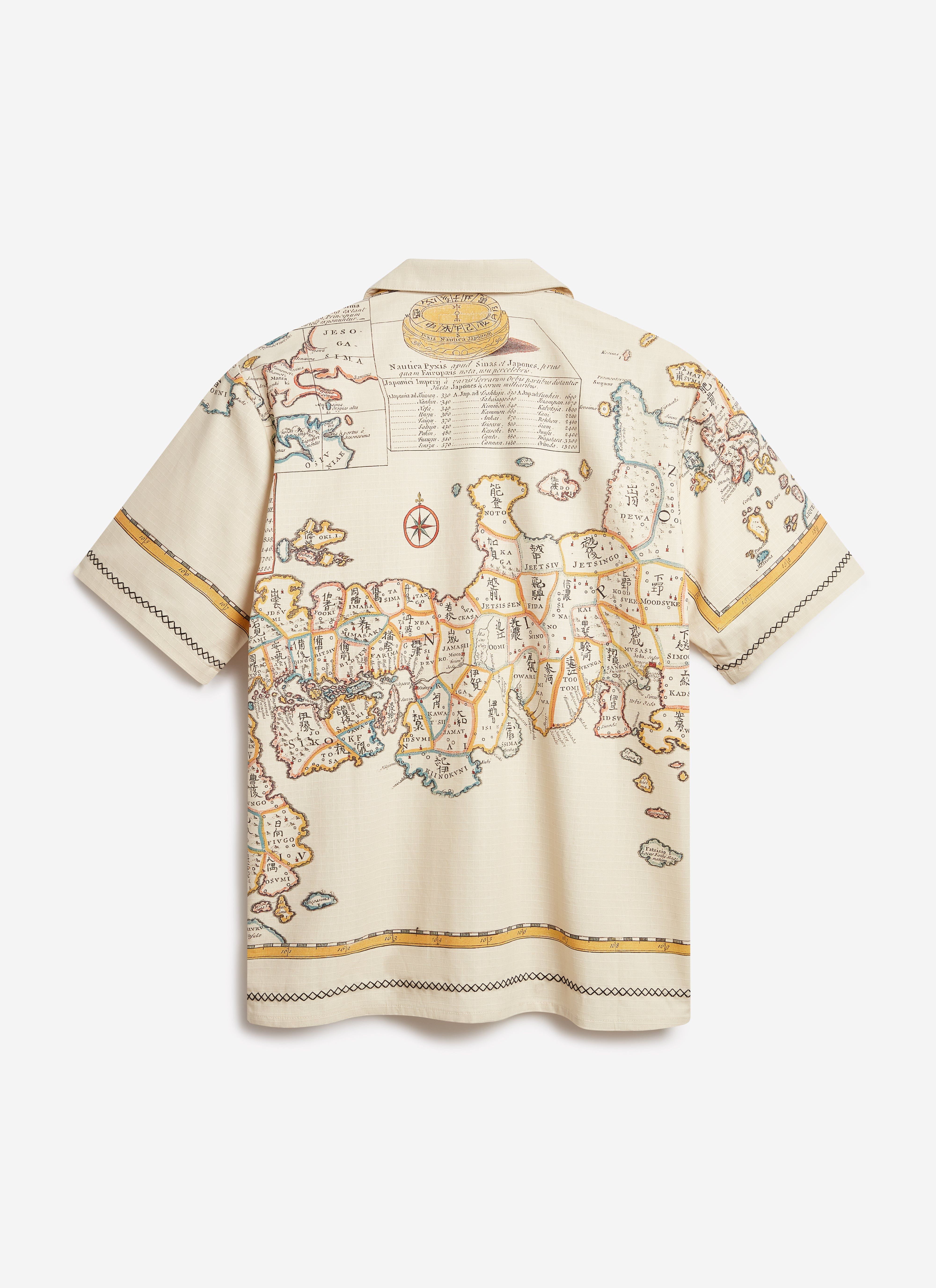 Ex Libris Cuban Shirt | Cotton Ripstop | Ecru - Image 10