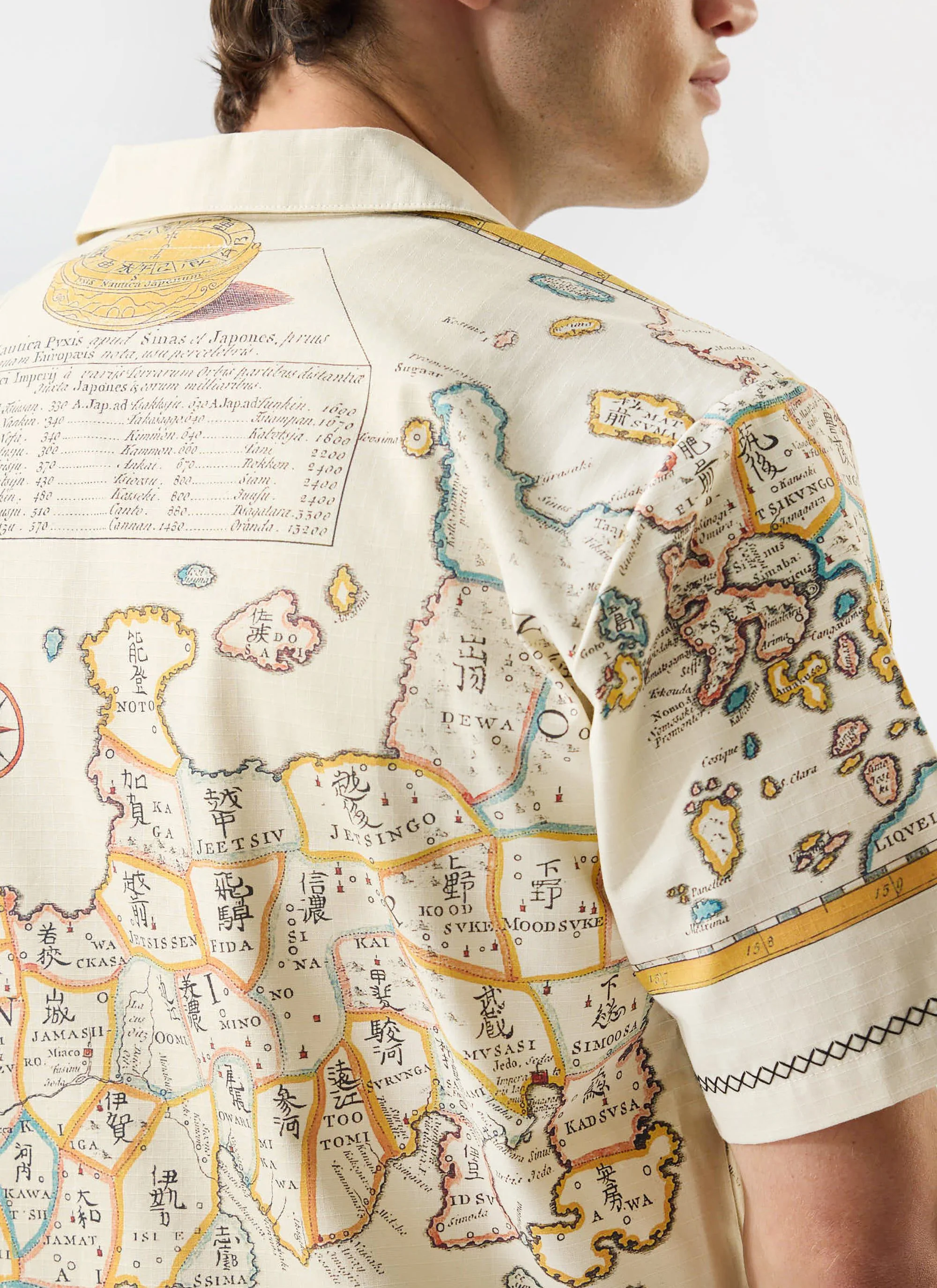 Ex Libris Cuban Shirt | Cotton Ripstop | Ecru - Image 7