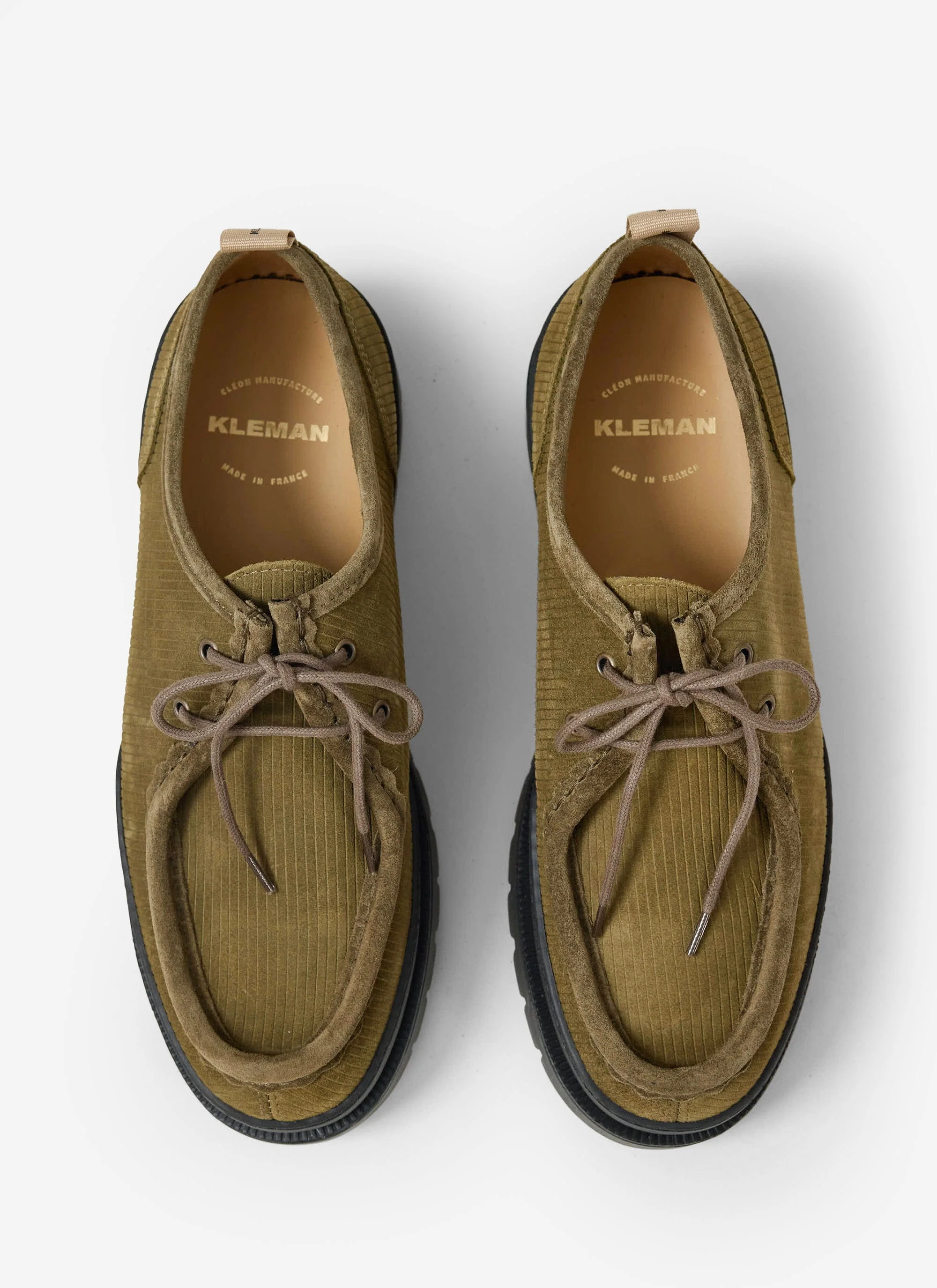 Major V Cord Shoe | Kleman | Khaki - Image 3