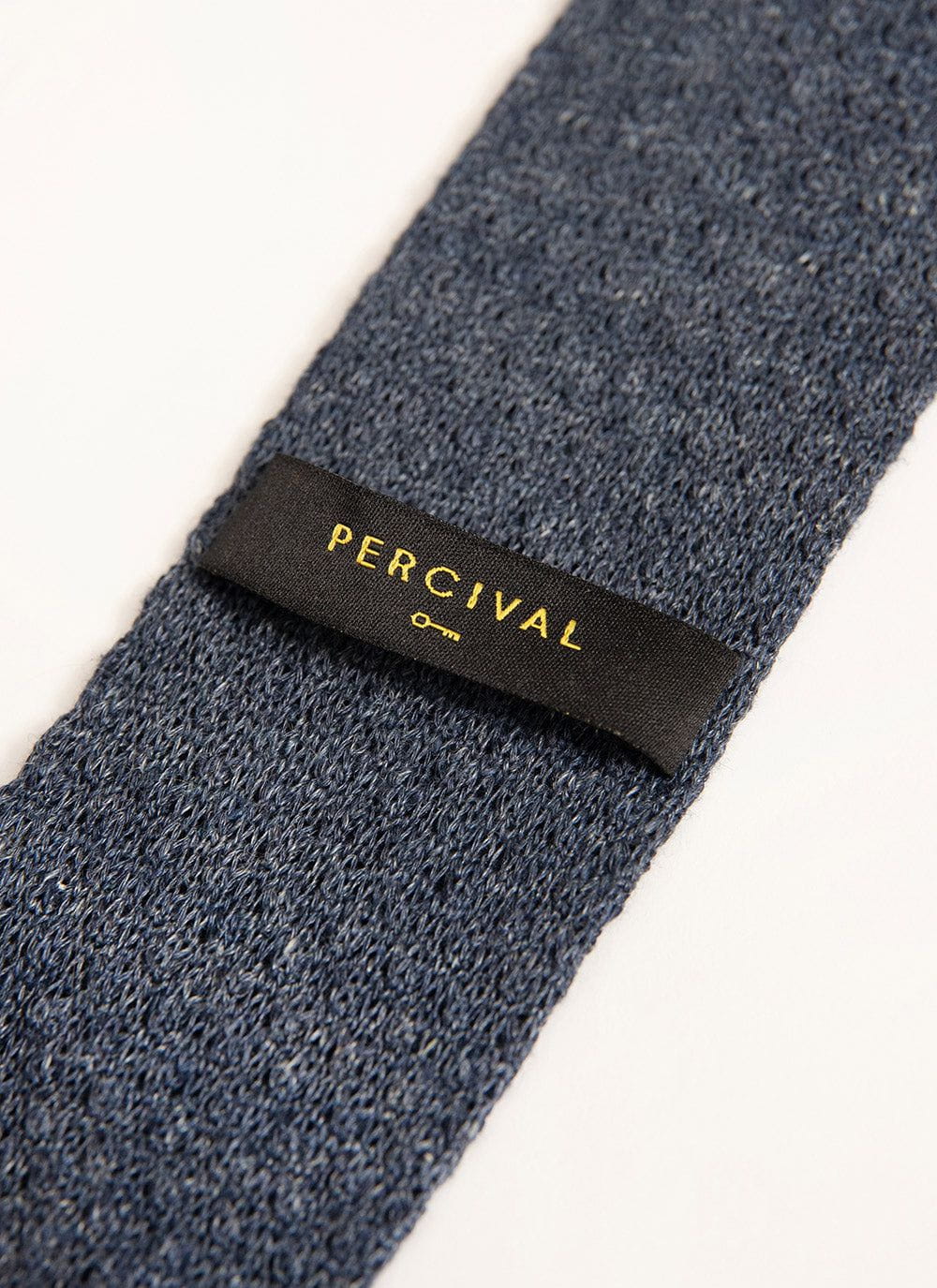 Linen Tie | Navy Marl - Image 4