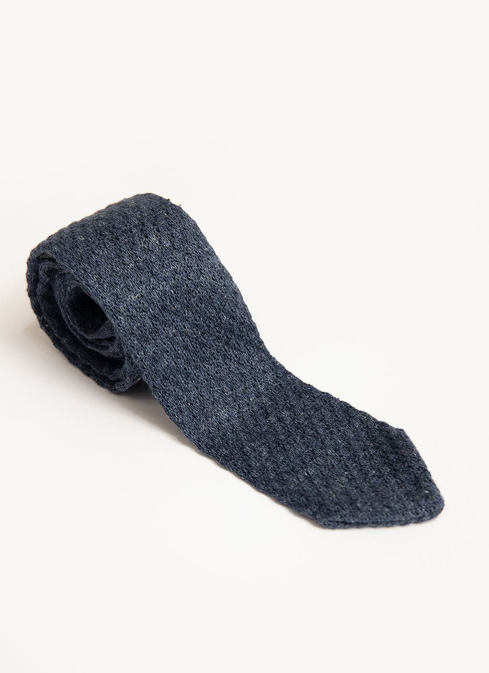 Linen Tie | Navy Marl - Image 5