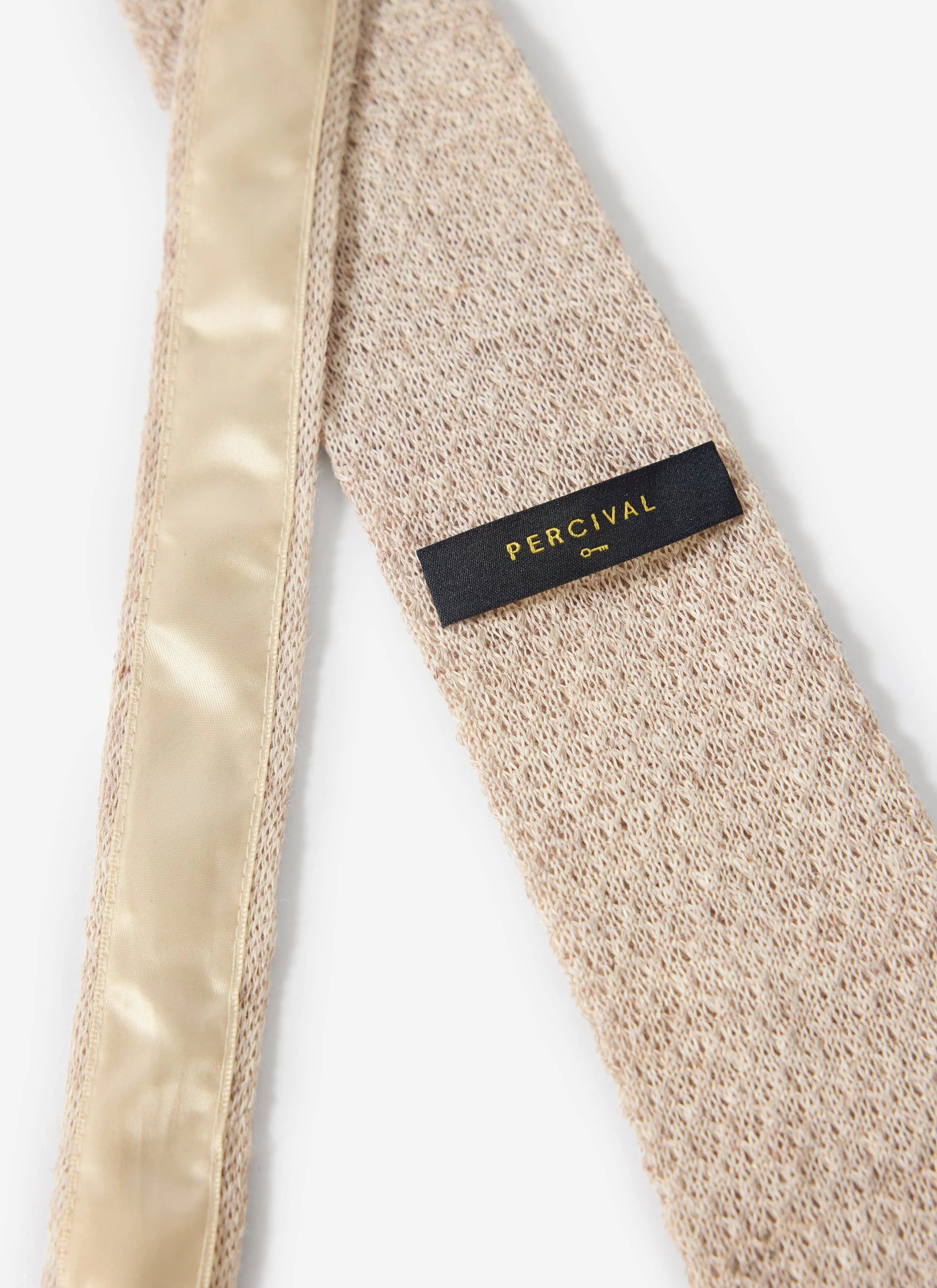 Linen Tie | Oat Marl - Image 3
