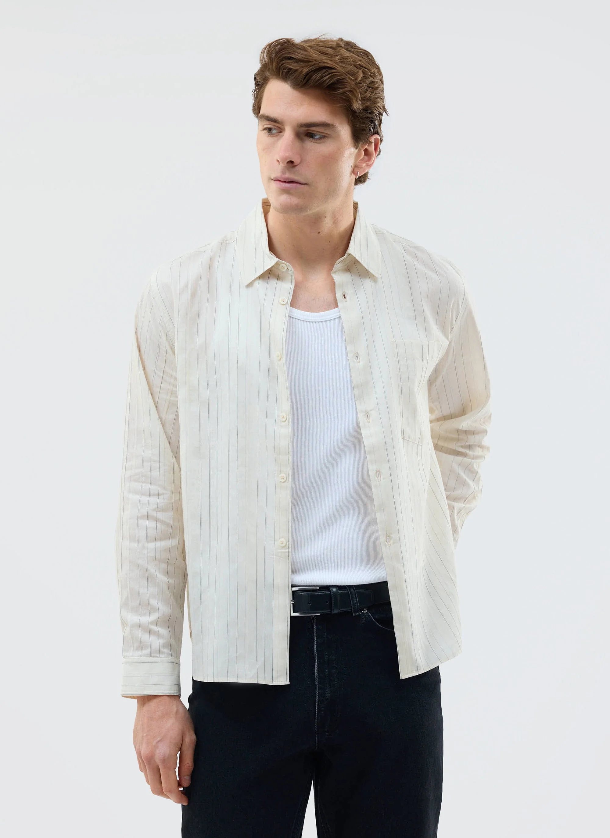 Lorenzo Pearce Shirt | Ecru