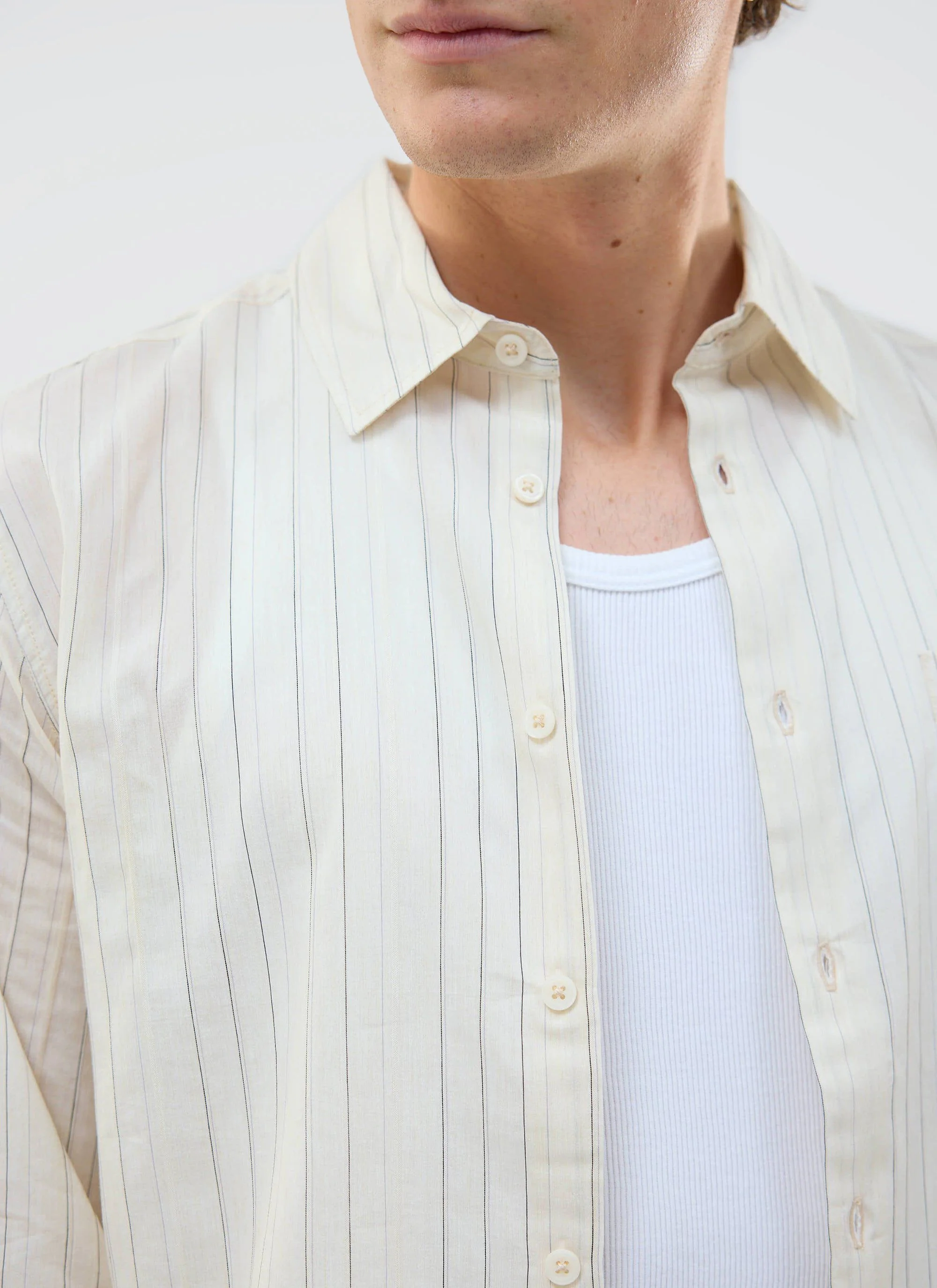 Lorenzo Pearce Shirt | Ecru - Image 6