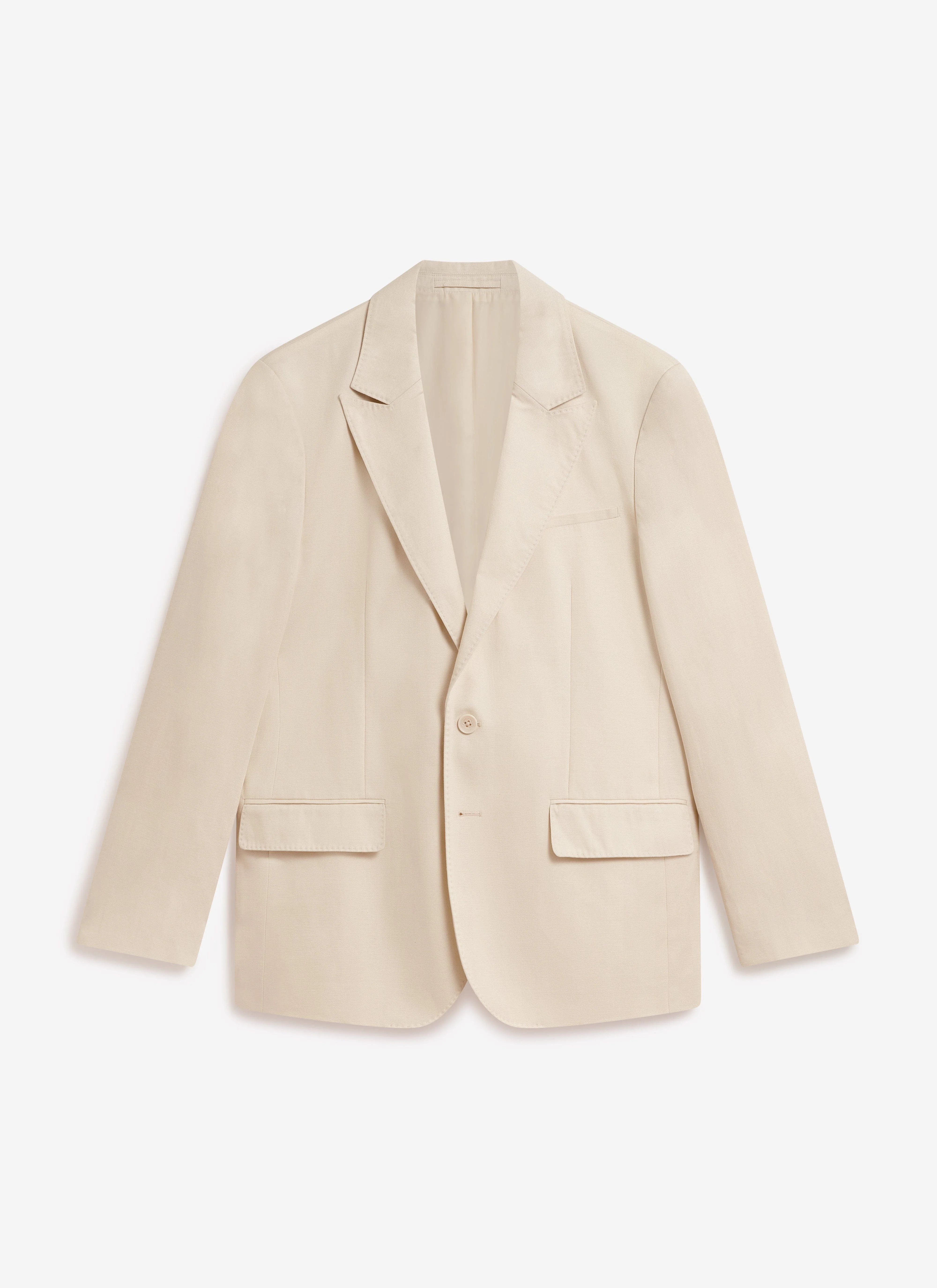 Lyocell Tailored Blazer | Percival x Warren | Ecru - Image 2