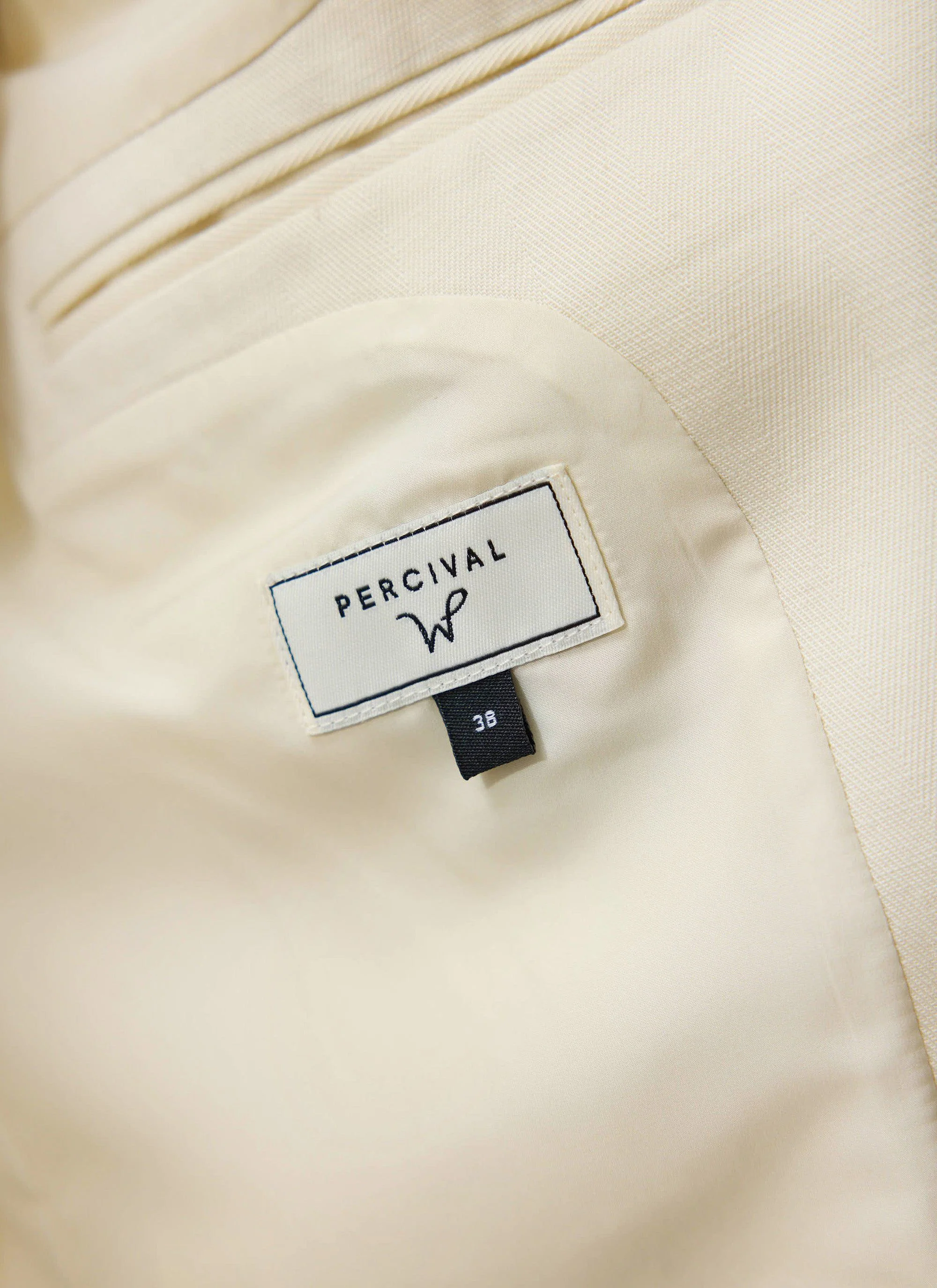 Lyocell Tailored Blazer | Percival x Warren | Ecru - Image 7
