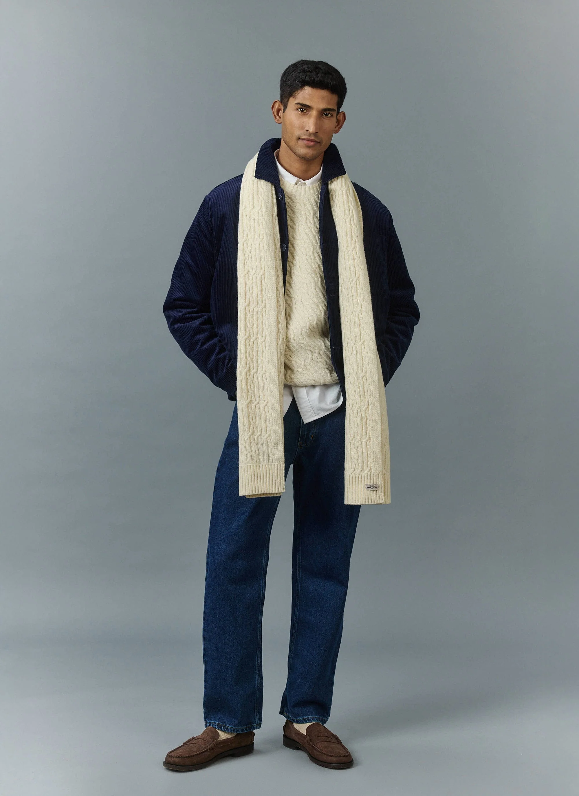 Cord Overshirt | Navy - Image 2