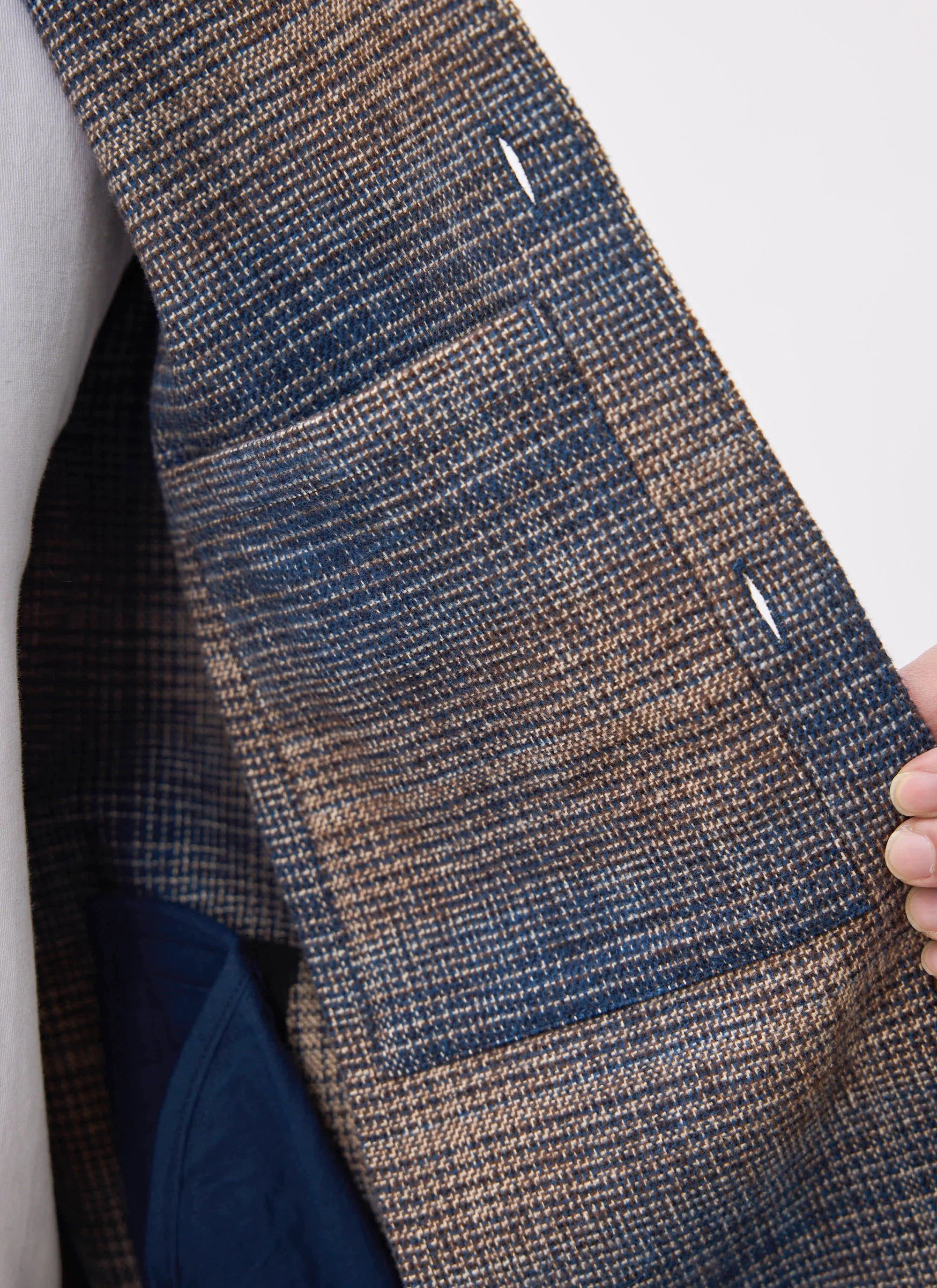 Luton Check Overshirt | Brown - Image 4