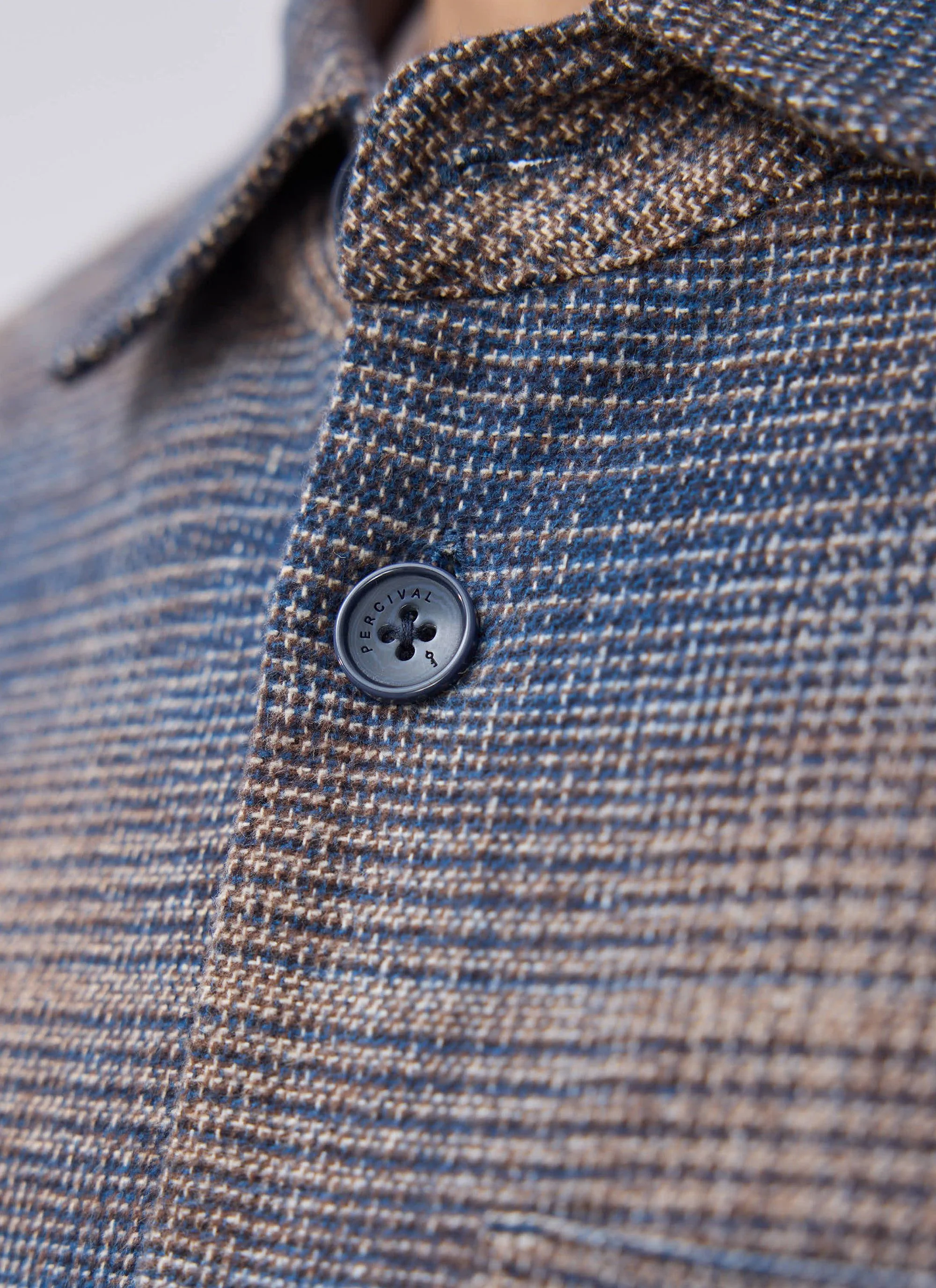 Luton Check Overshirt | Brown - Image 7