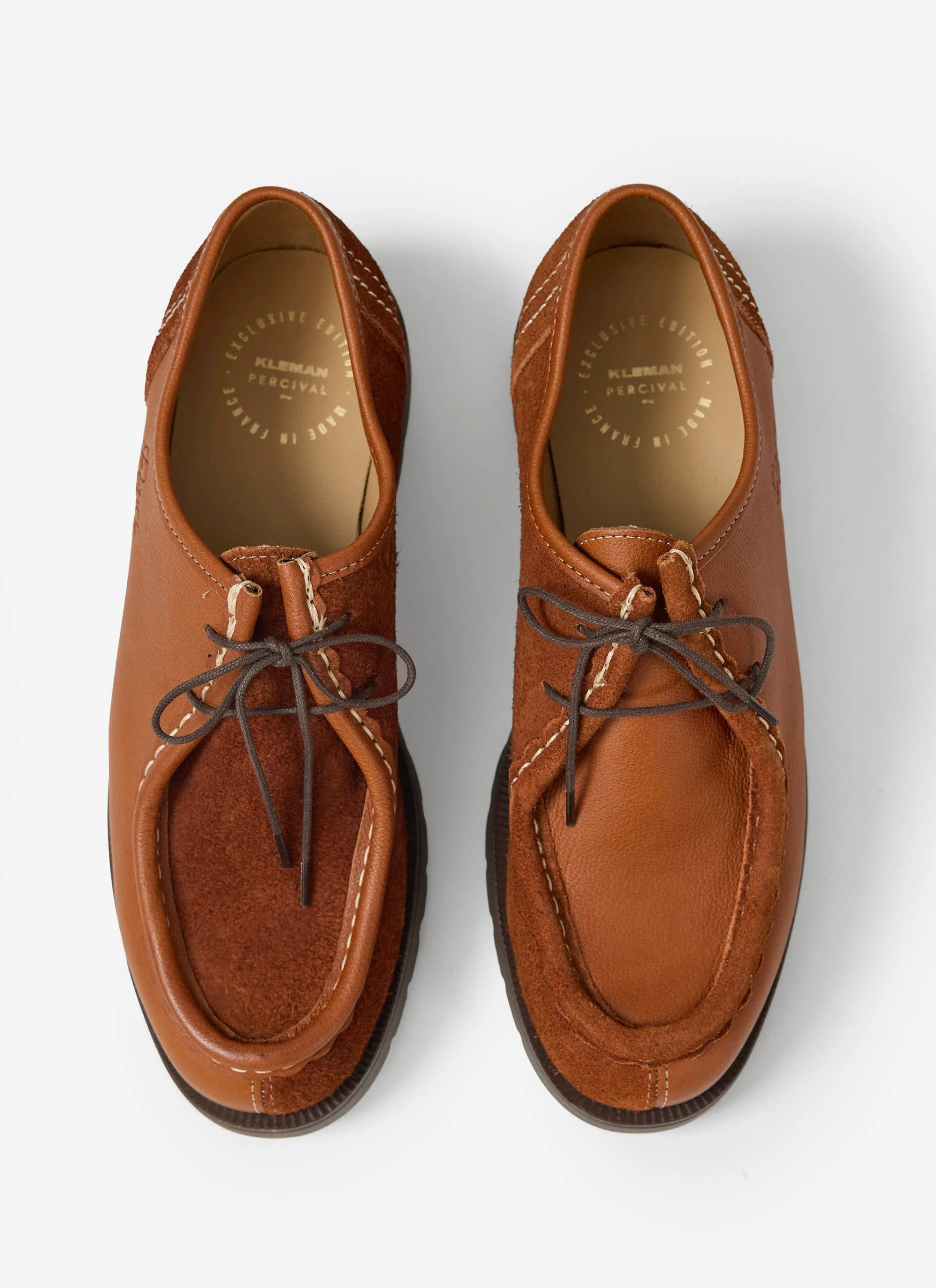Padror Patchwork Shoe | Kleman x Percival | Cognac - Image 3