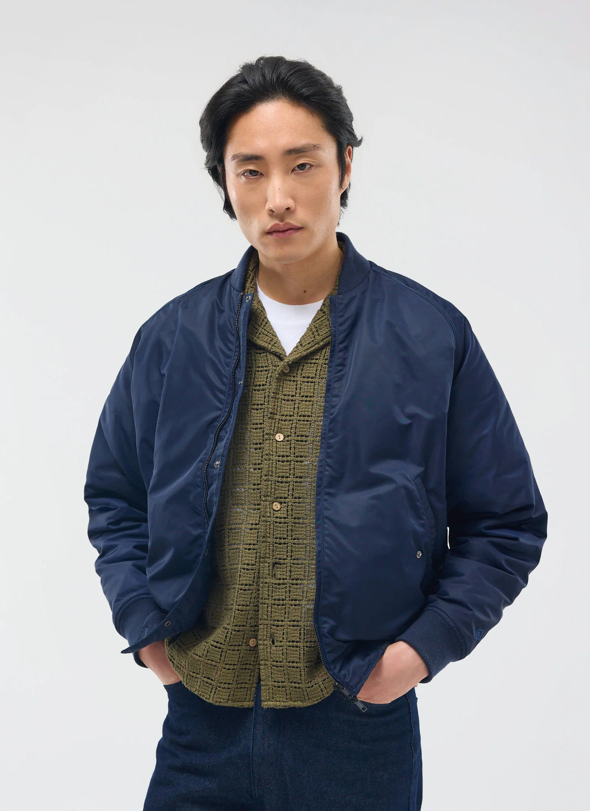 Palermo Crochet Cuban Shirt | Cotton | Olive Green - Image 4
