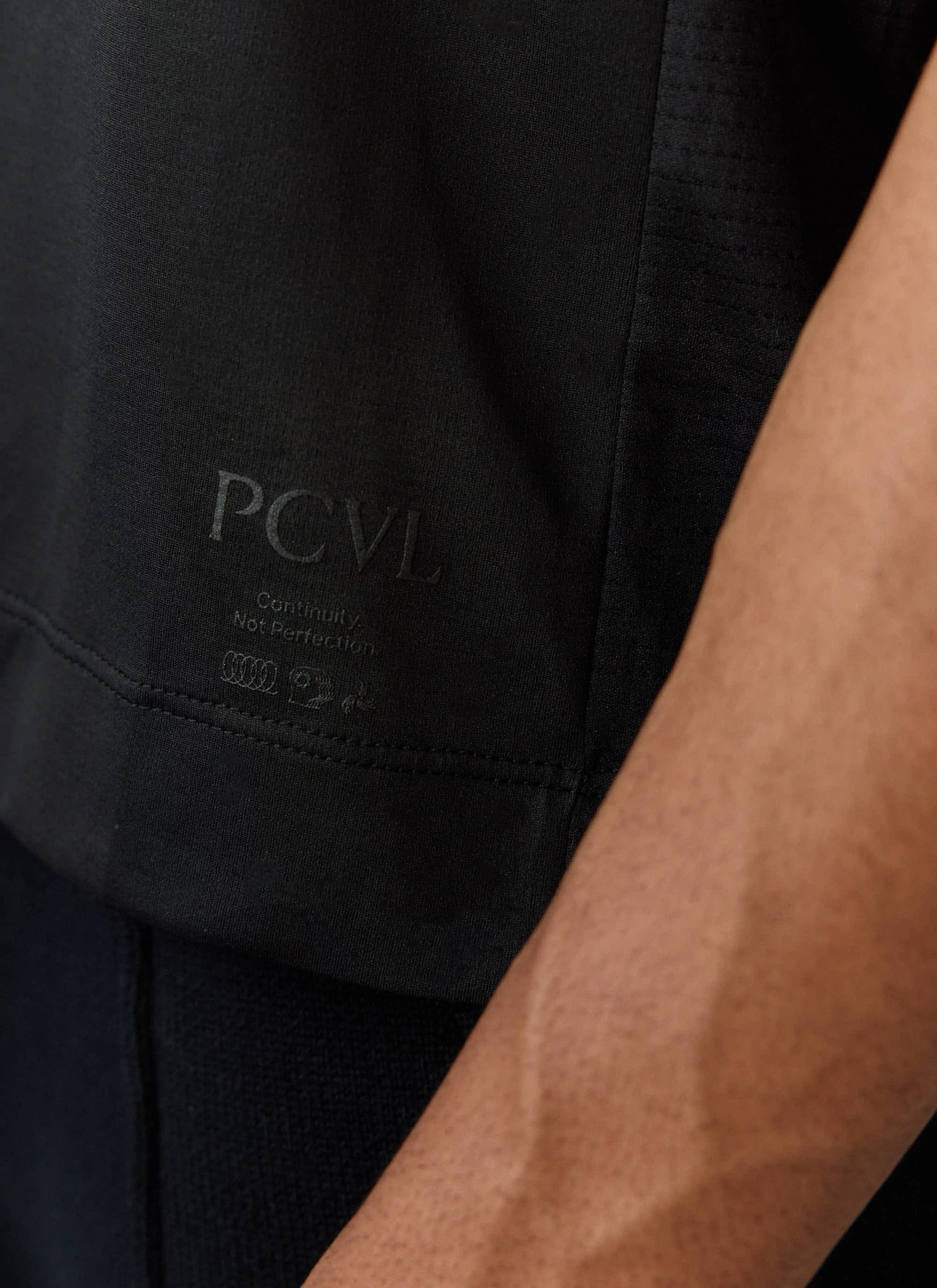 PCVL Printed Performance T Shirt | Black - Image 8