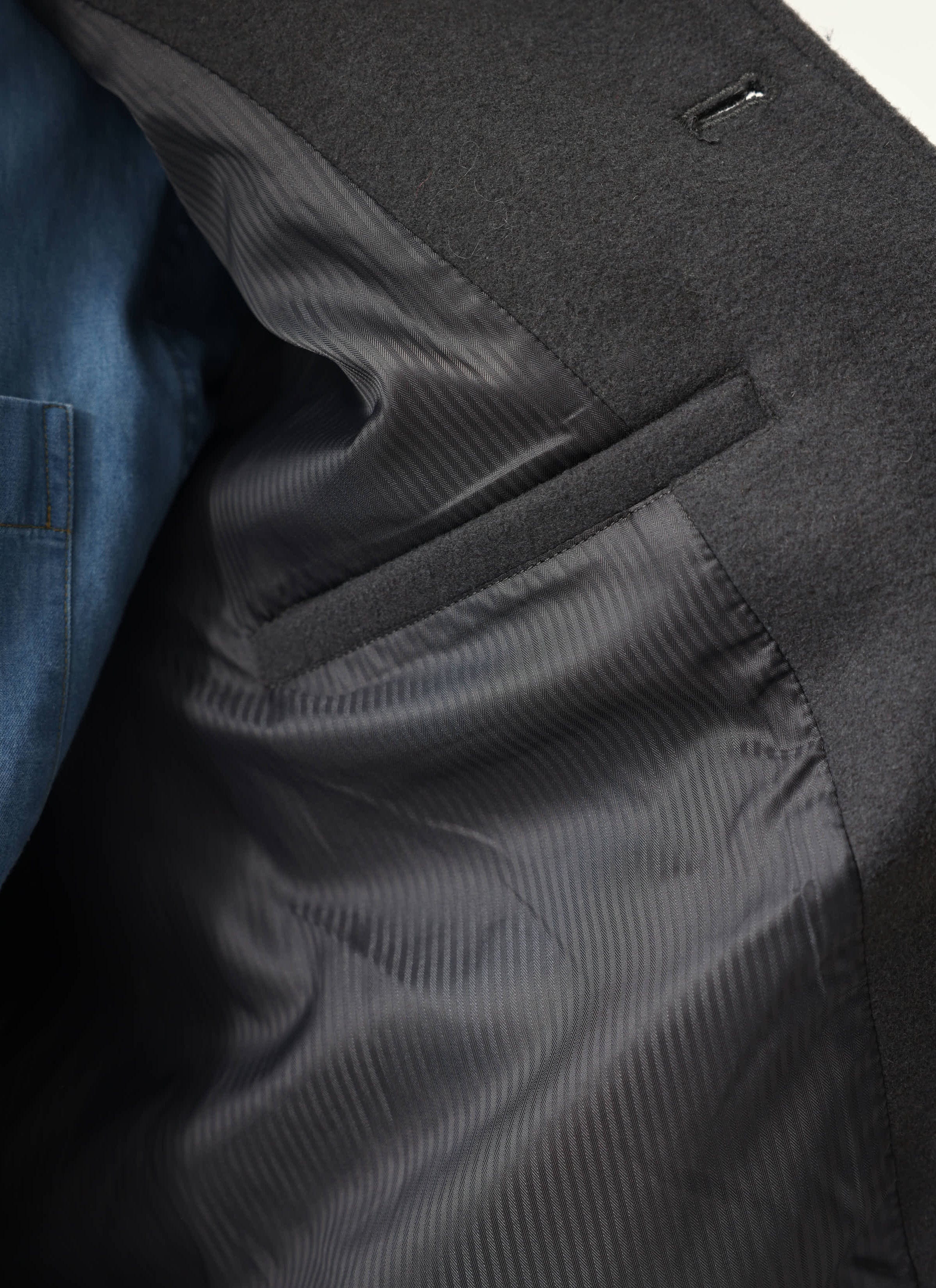 Peacoat | Melton Wool | Charcoal - Image 6