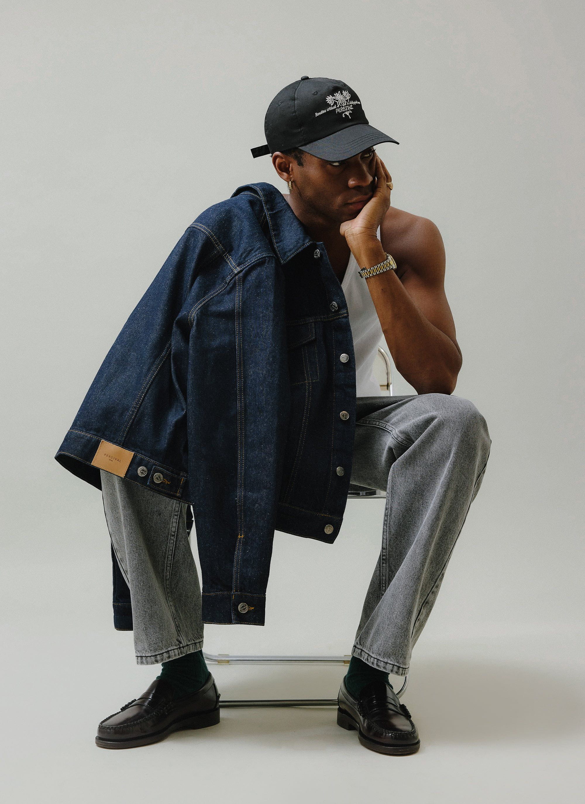 Wide Leg Denim Jeans | Warm Grey Wash - Image 7