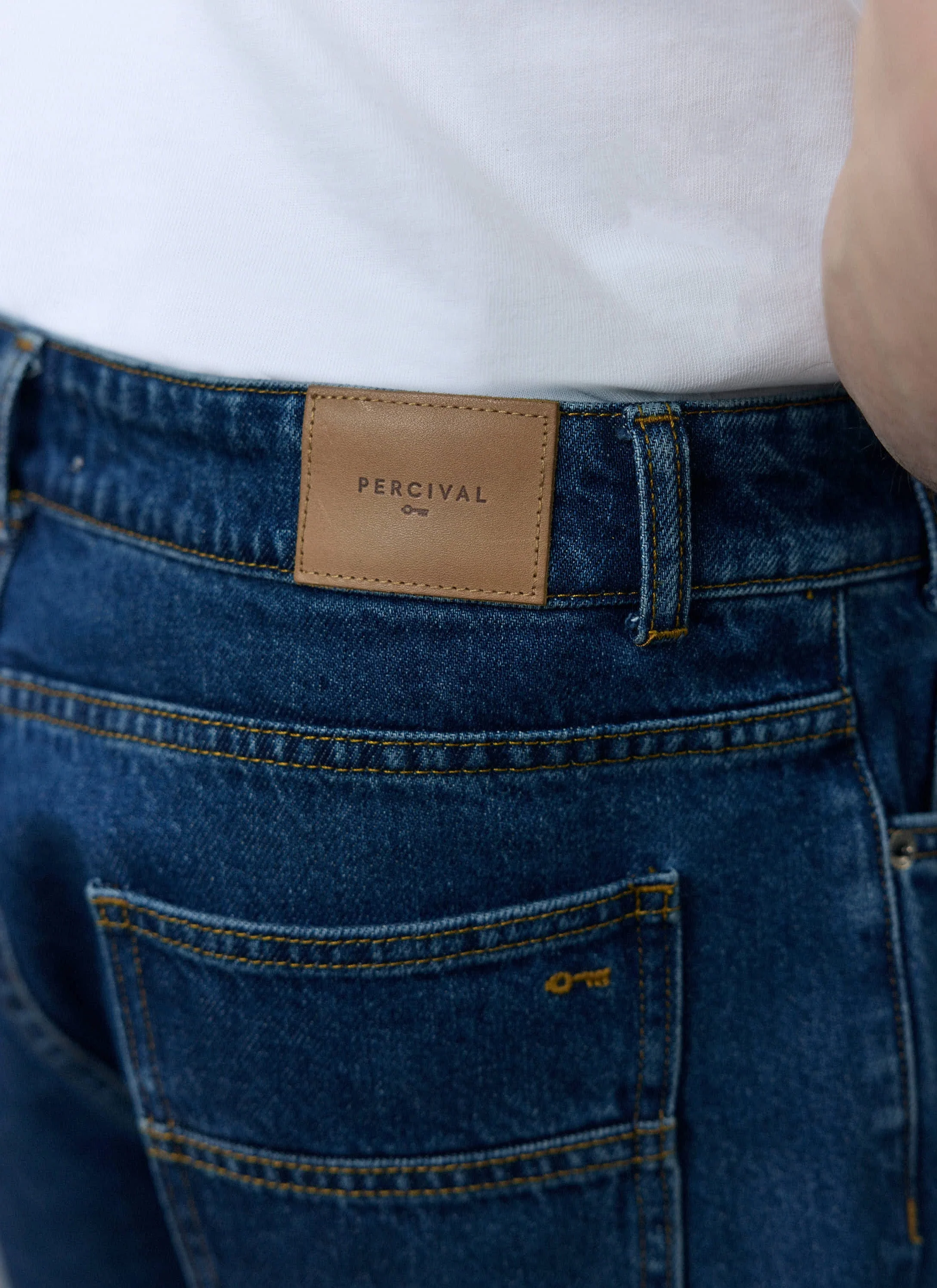 Wide Leg Denim Jeans | Mid Wash Blue - Image 7