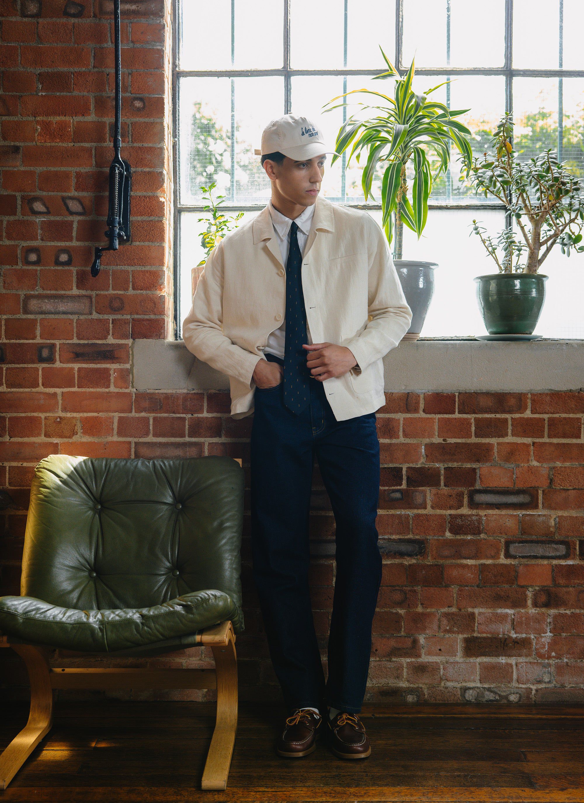 Relaxed Linen Overshirt | Stone - Image 3