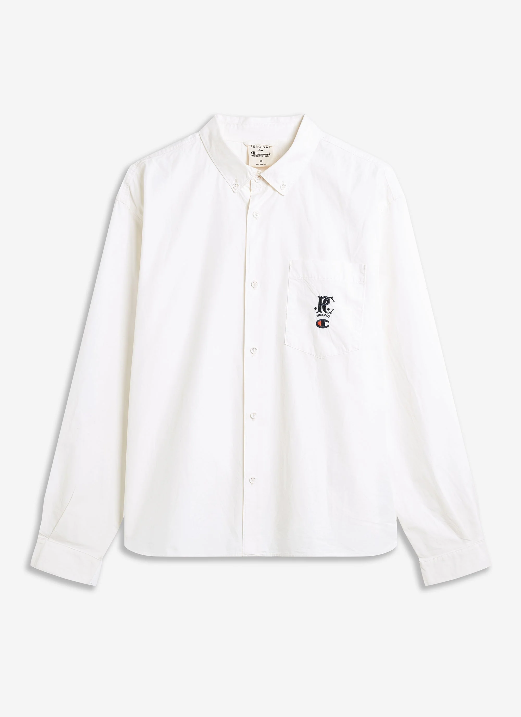 Relaxed Oxford Shirt | Champion x Percival | Ecru - Image 7