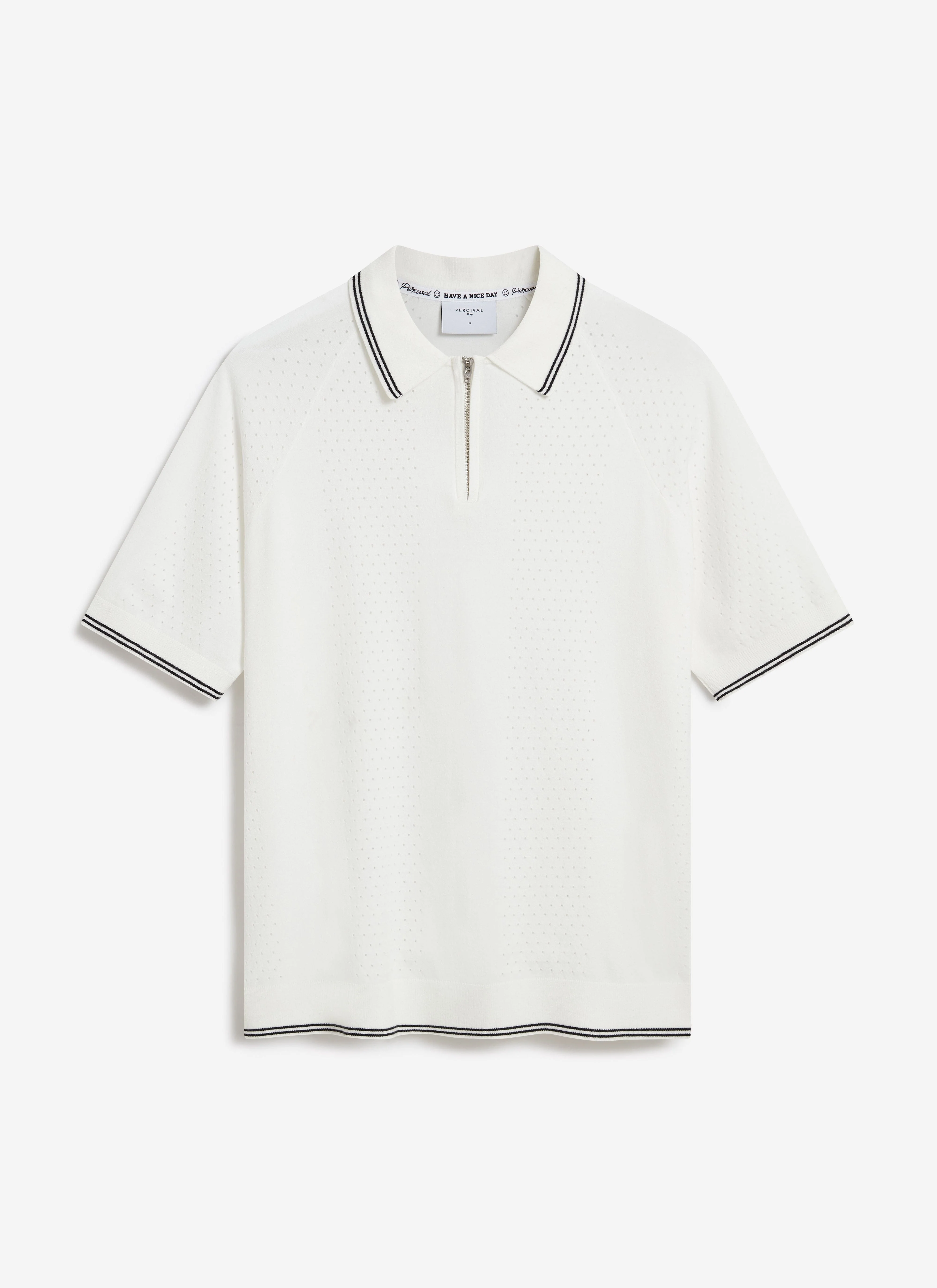 Rossi Knitted Polo | White - Image 2