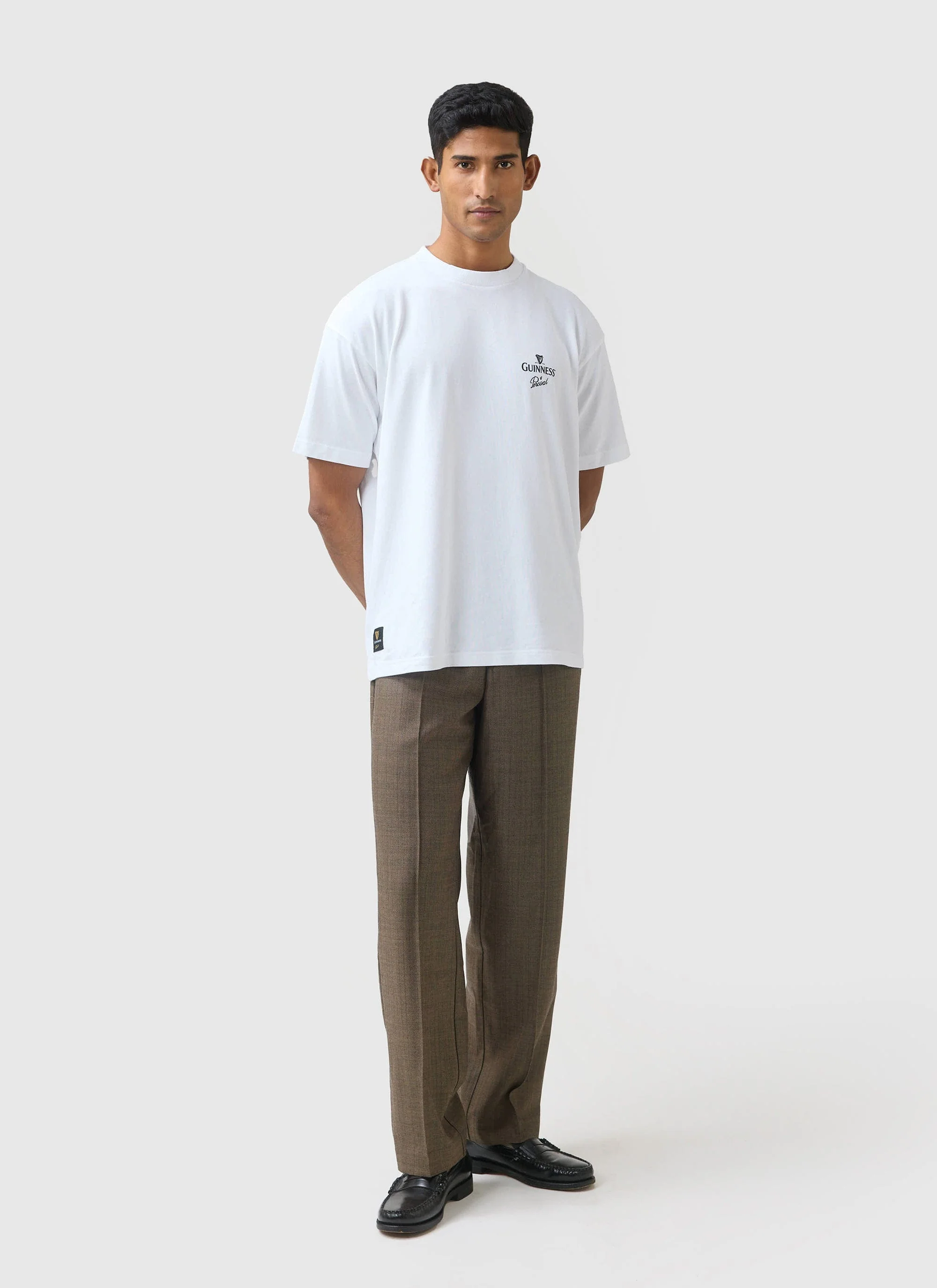 Soloist Oversized T Shirt | Percival x Guinness | White - Image 5