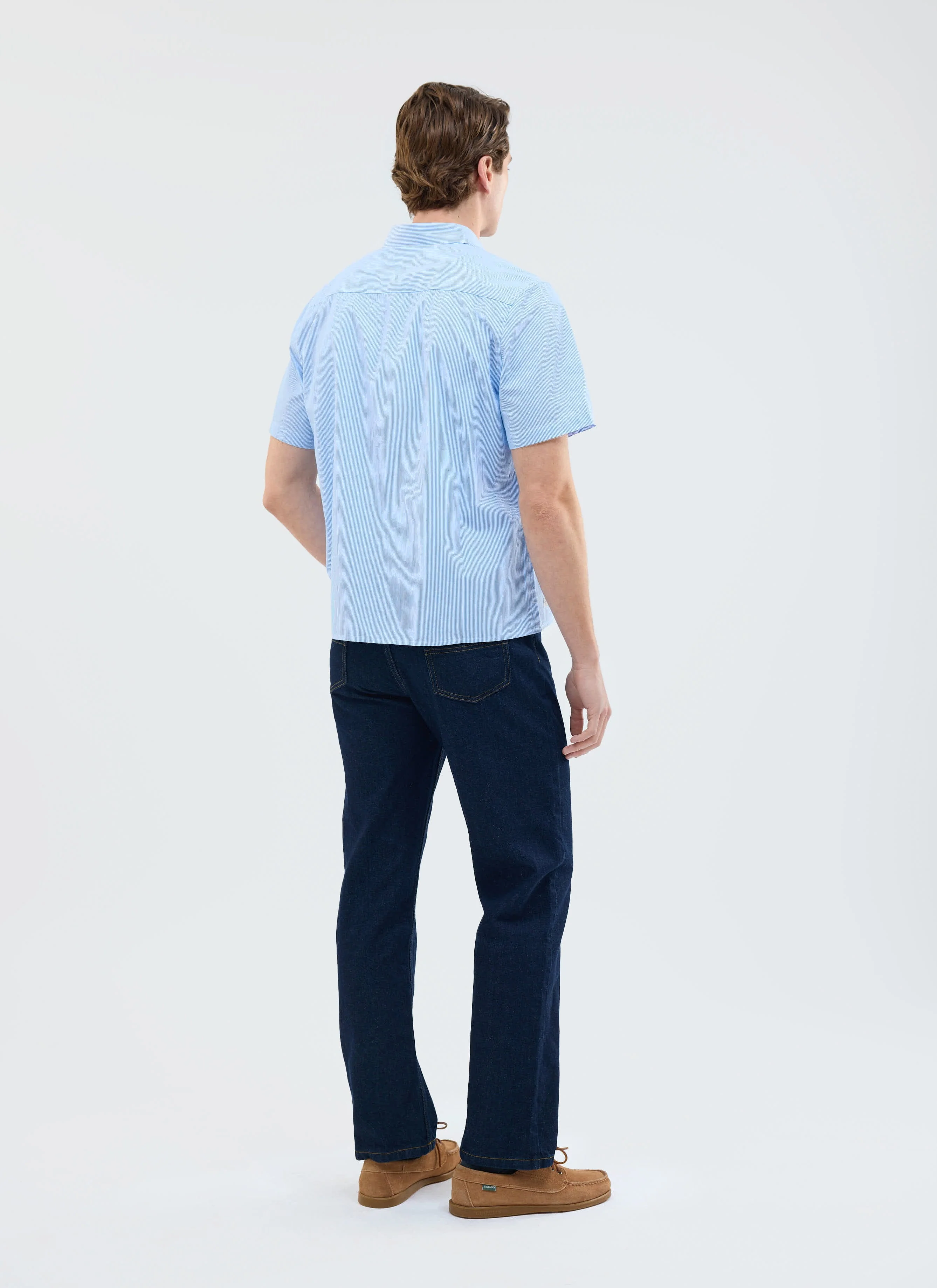 Sunflower Stripe Shirt | Cotton | Blue Stripe - Image 8