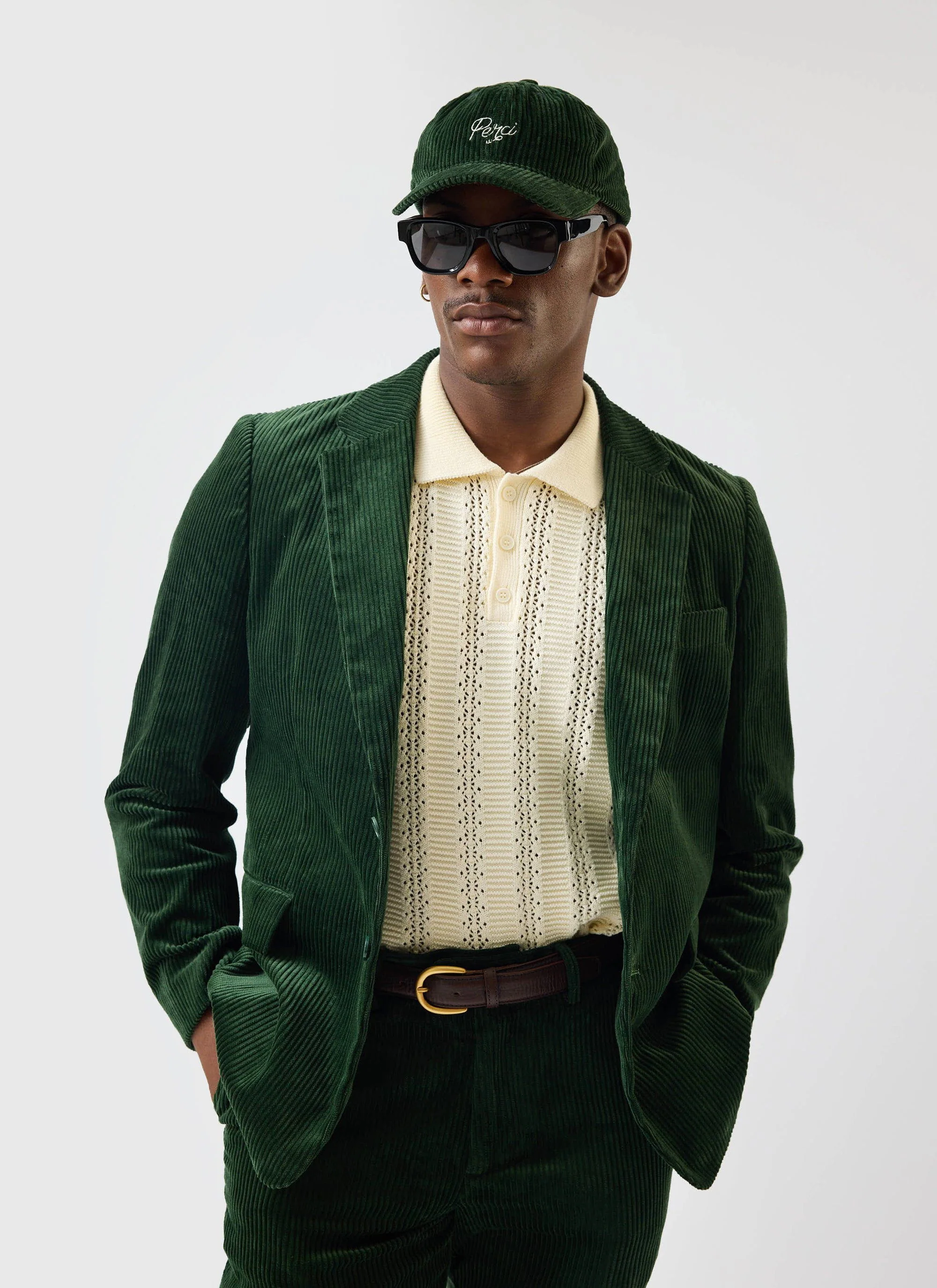 Tailored Blazer | Chunky Cord | Forest - Image 11