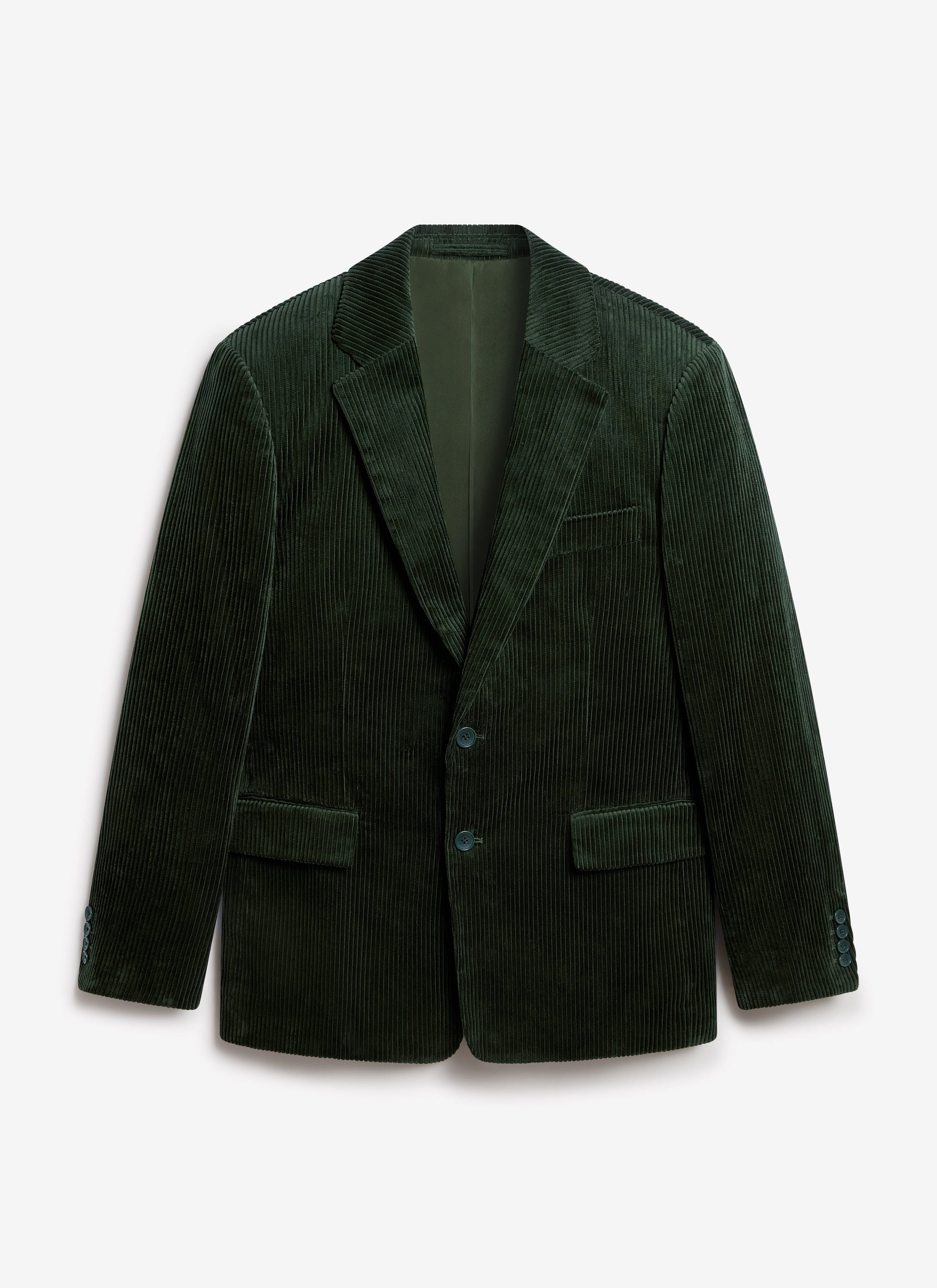 Tailored Blazer | Chunky Cord | Forest - Image 2
