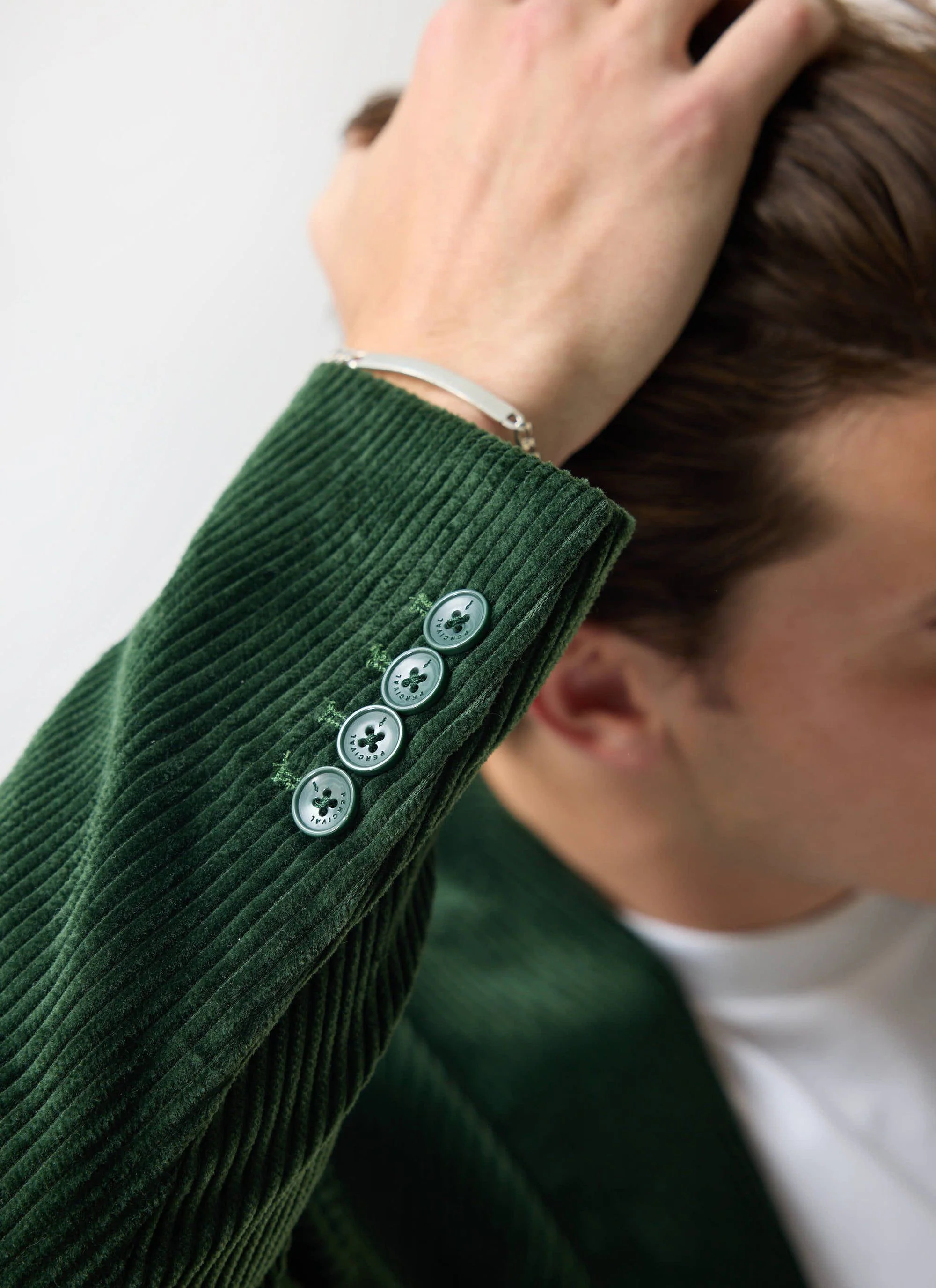 Tailored Blazer | Chunky Cord | Forest - Image 4