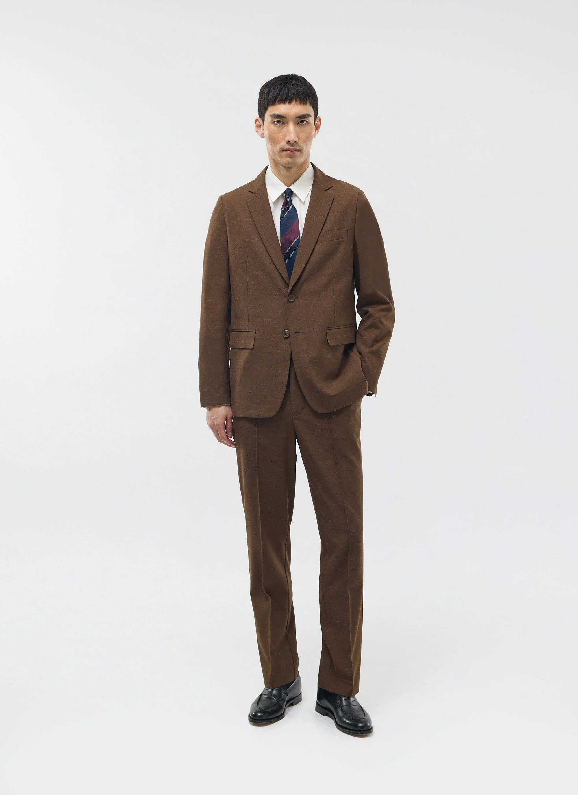 Trentino Tailored Trousers | Brown - Image 7