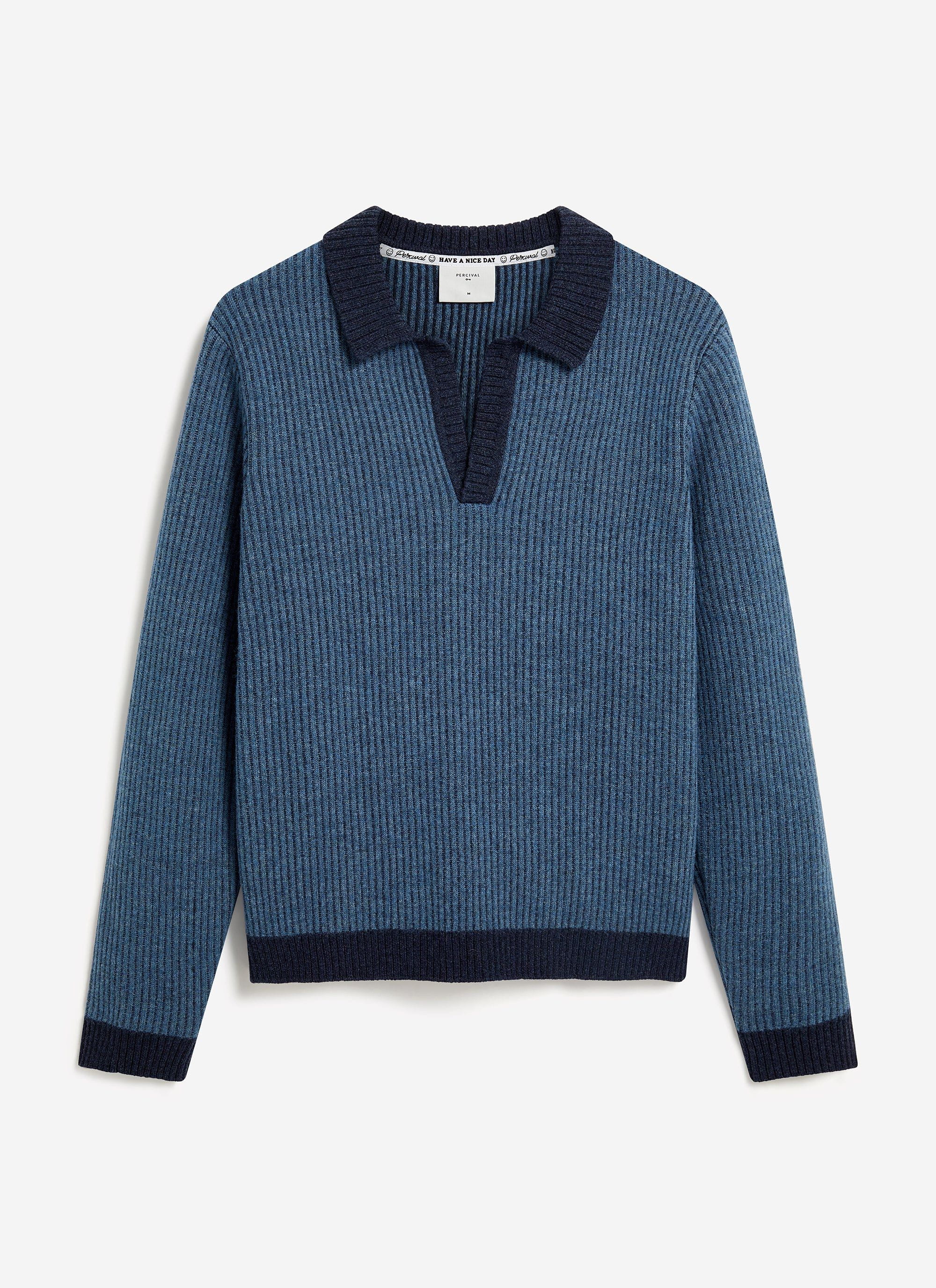 Picnic Polo | Two Toned Wool | Navy
