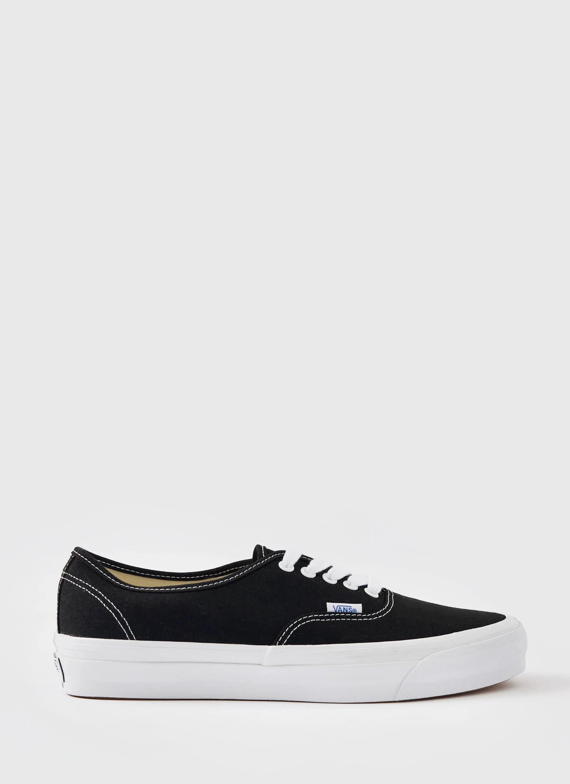 Vans | Premium Authentic 44 Shoes | Black with White - Image 2