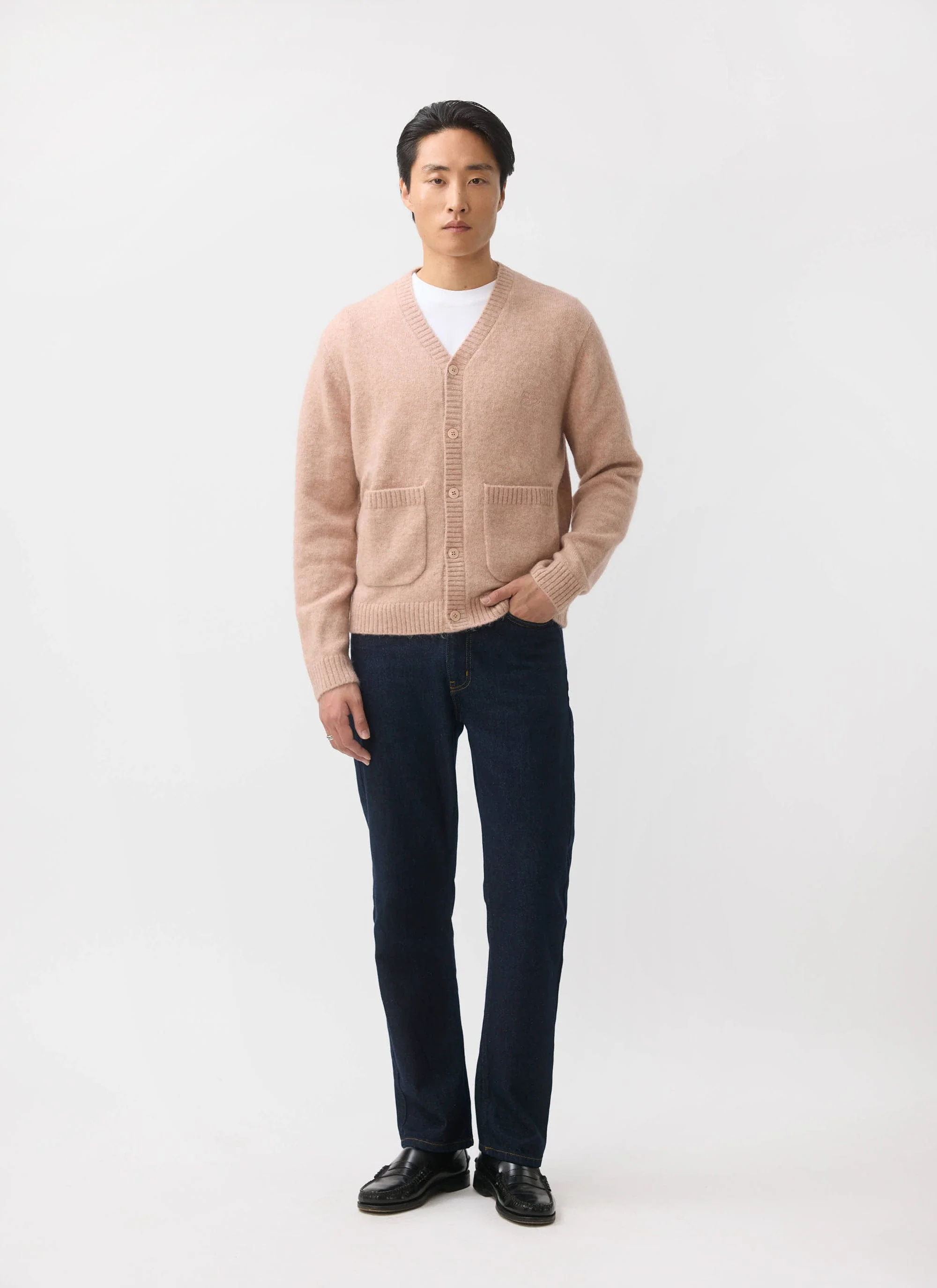 White Glove Cardigan | Mohair | Pink - Image 8